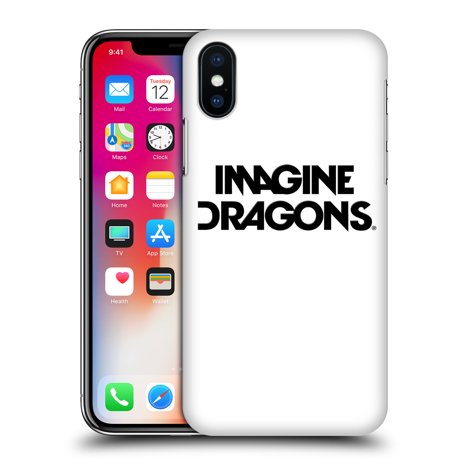 Zadní obal pro mobil Apple Iphone X / XS - HEAD CASE - Hudební skupina Imagine Dragons - Logo