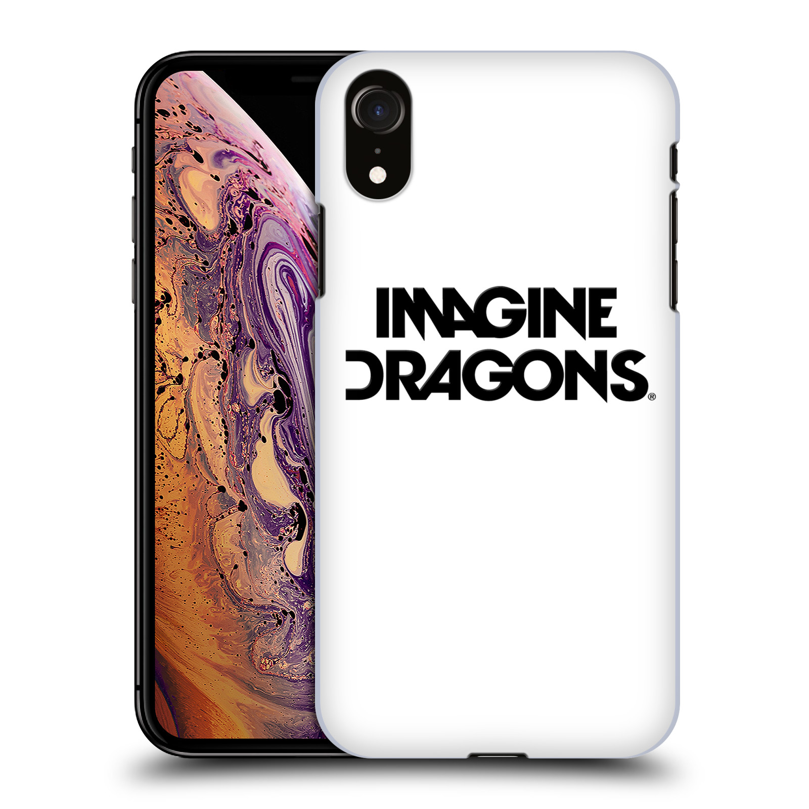 Zadní obal pro mobil Apple Iphone XR - HEAD CASE - Hudební skupina Imagine Dragons - Logo