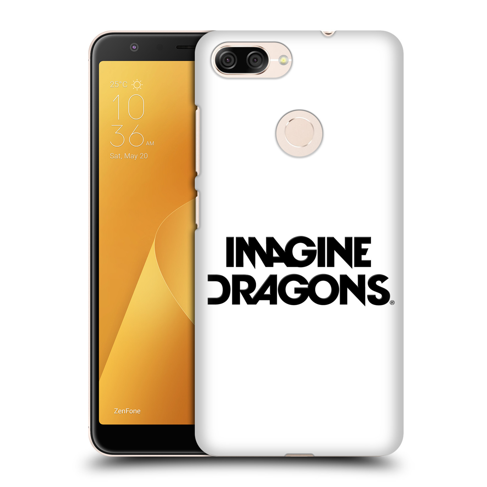 Zadní obal pro mobil Asus Zenfone Max Plus (M1) - HEAD CASE - Hudební skupina Imagine Dragons - Logo