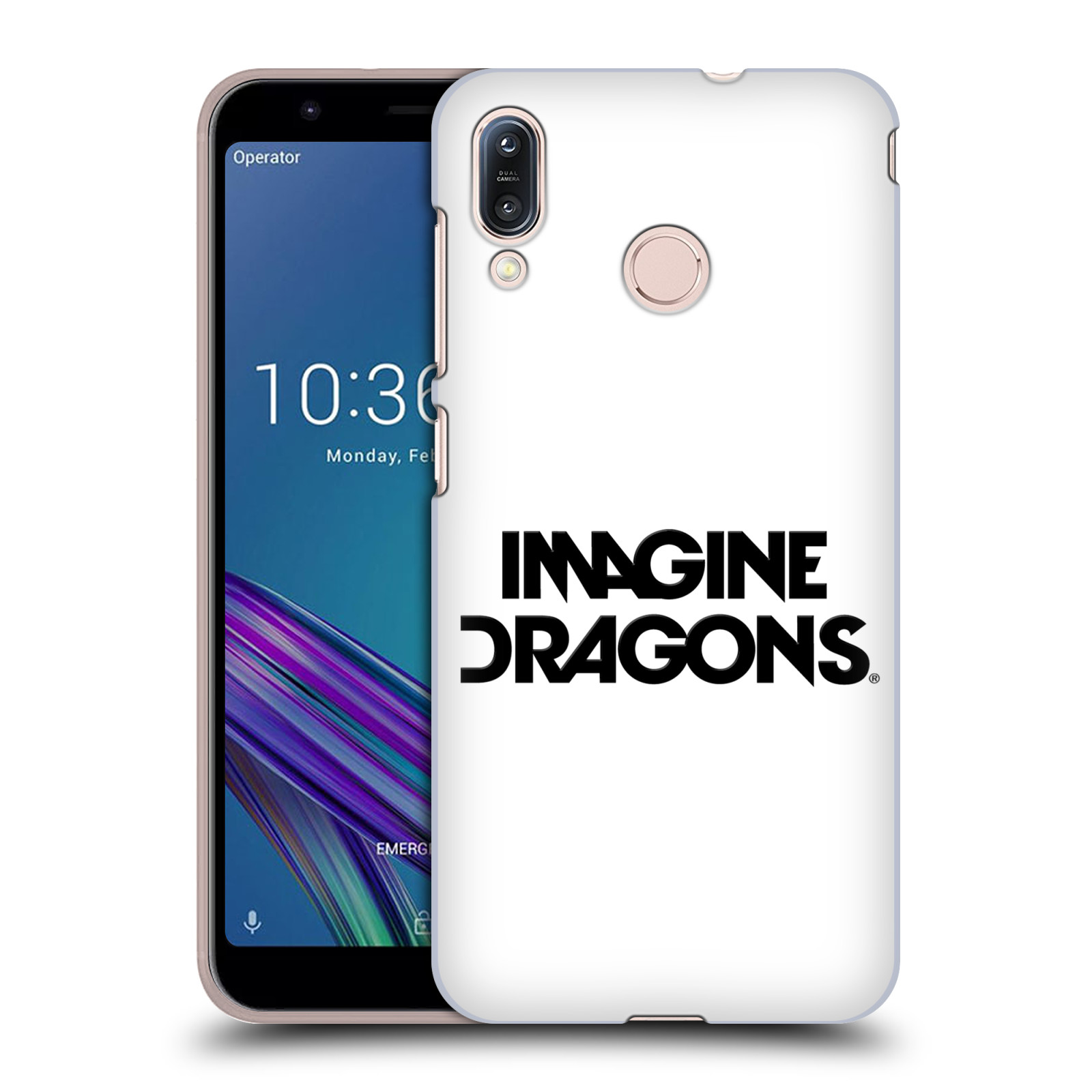 Zadní obal pro mobil Asus Zenfone Max (M1) ZB555KL - HEAD CASE - Hudební skupina Imagine Dragons - Logo