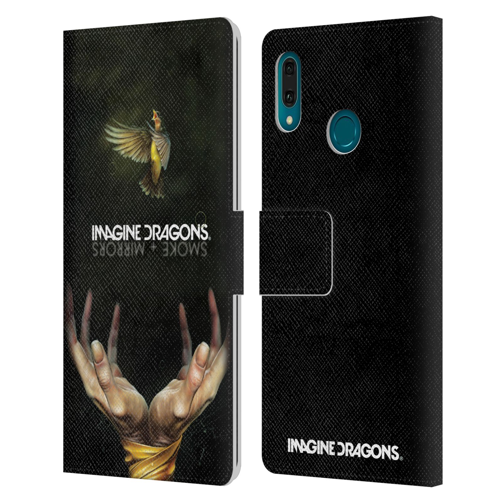 Pouzdro na mobil Huawei Y9 2019 - Head Case - Imagine Dragons - Smoke and Mirrors