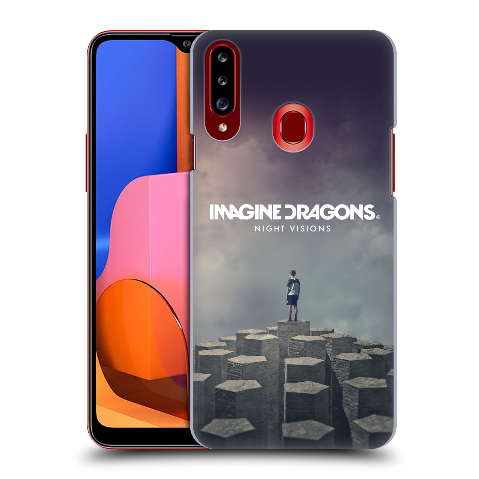 HEAD CASE plastový obal na mobil Samsung Galaxy A20s hudební skupina Imagine Dragons Night Visions