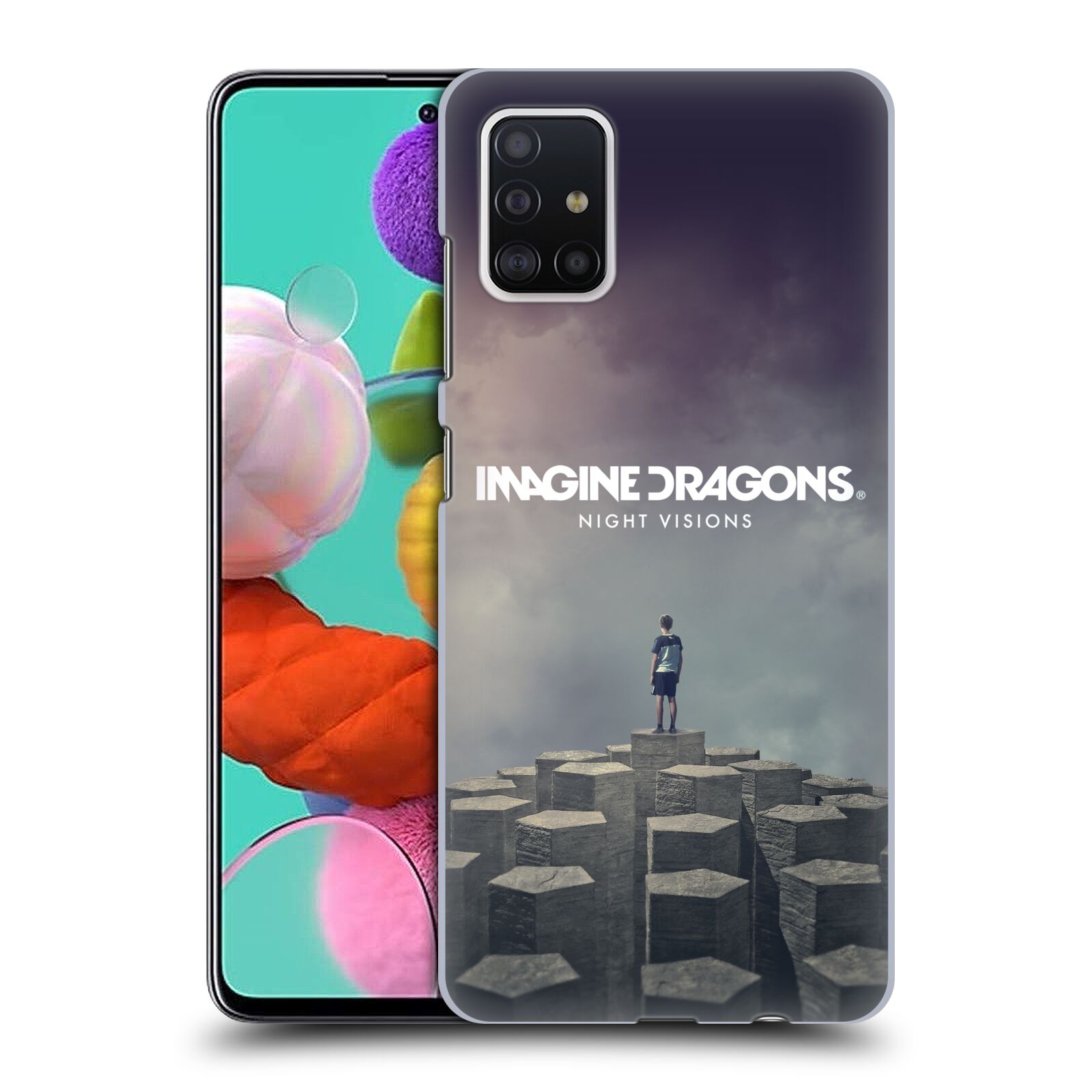 Pouzdro na mobil Samsung Galaxy A51 - HEAD CASE - hudební skupina Imagine Dragons Night Visions
