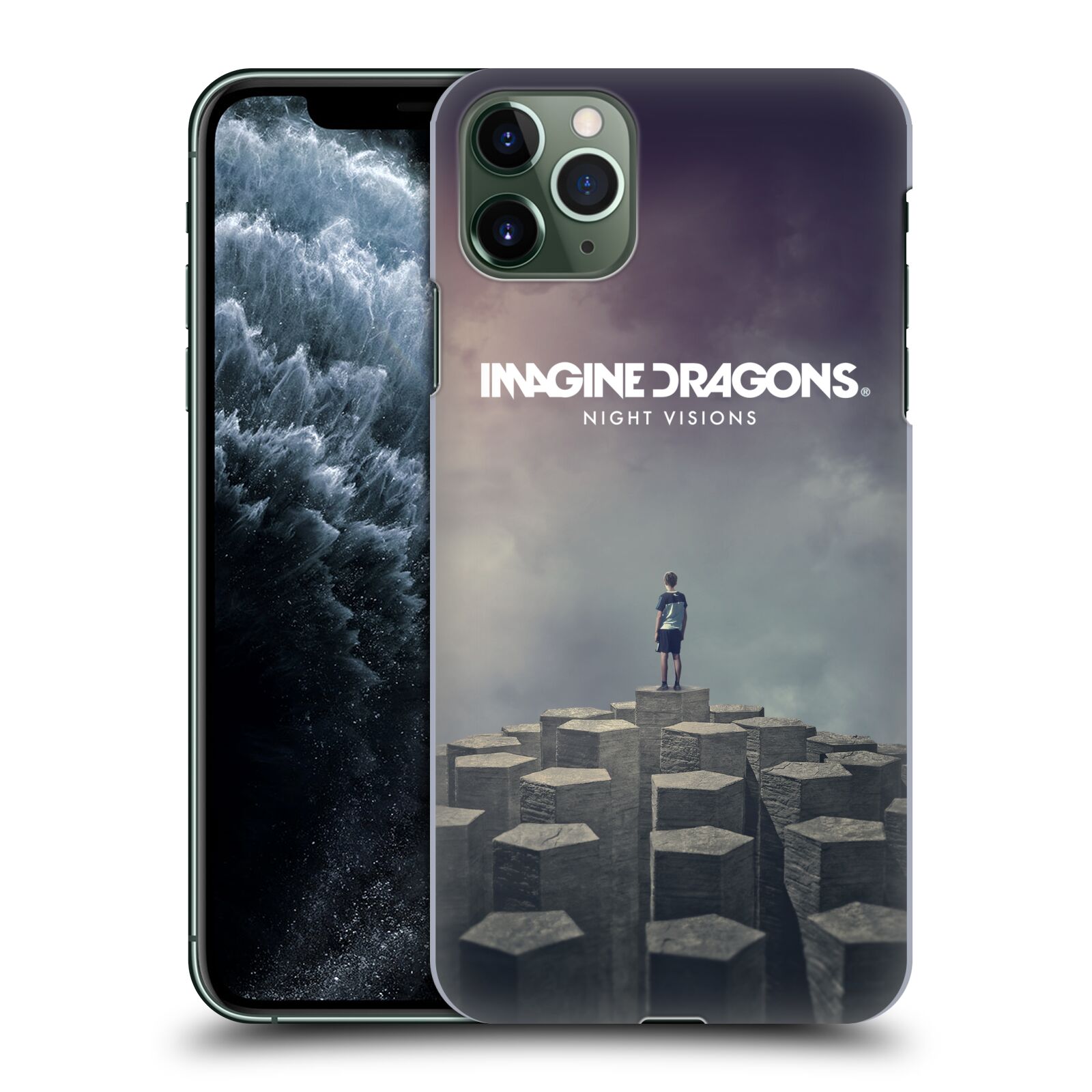 Pouzdro na mobil Apple Iphone 11 PRO MAX - HEAD CASE - hudební skupina Imagine Dragons Night Visions