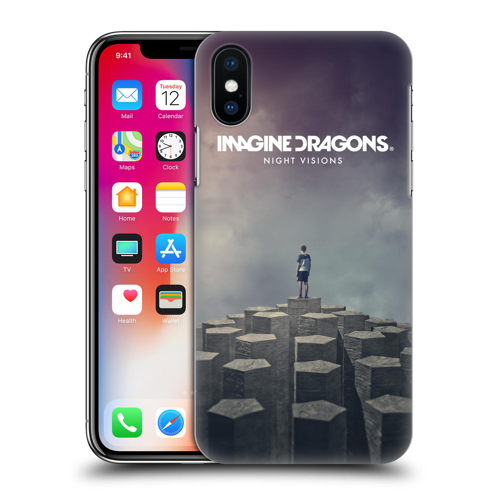 HEAD CASE plastový obal na mobil Apple Iphone X / XS hudební skupina Imagine Dragons Night Visions