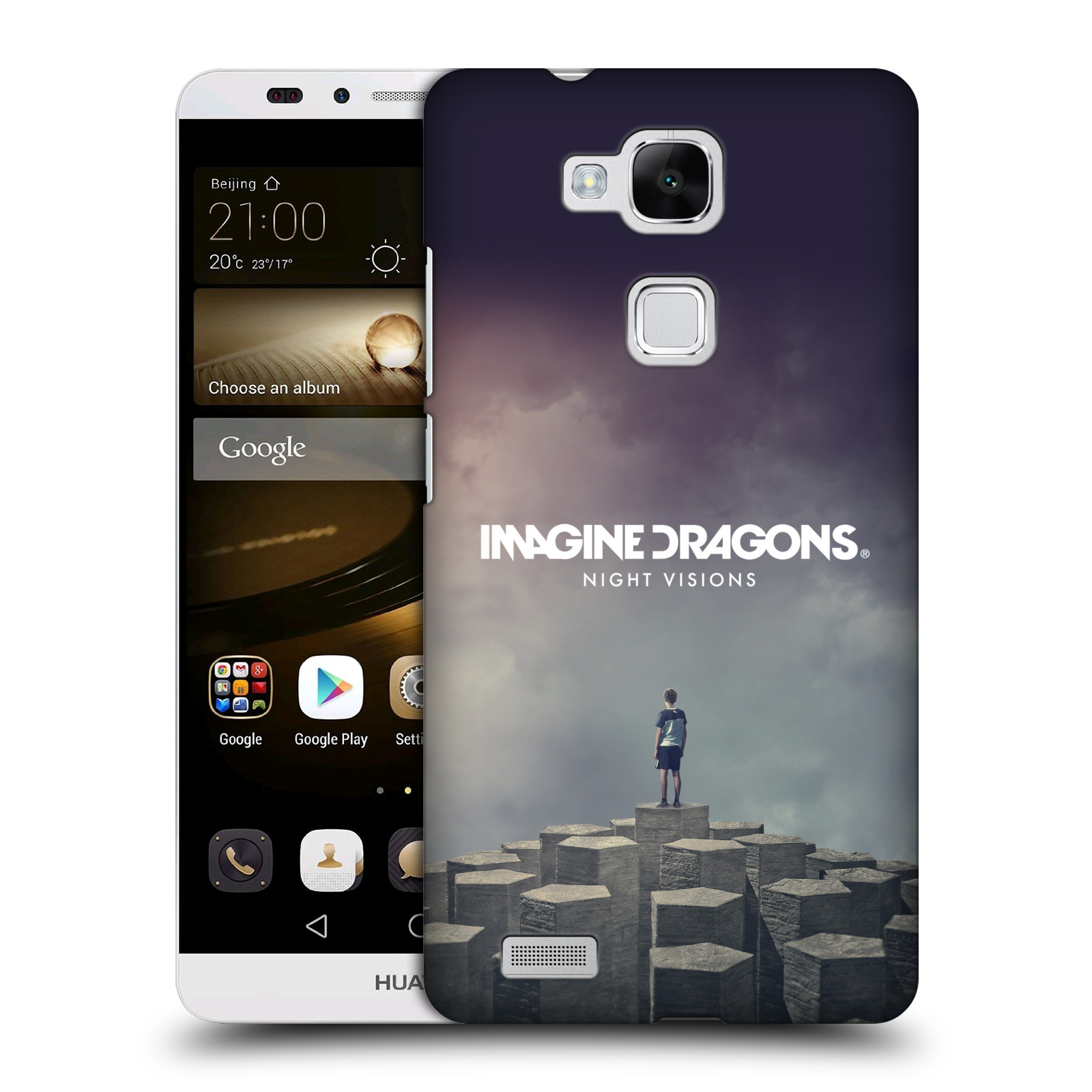HEAD CASE plastový obal na mobil Huawei Mate 7 hudební skupina Imagine Dragons Night Visions