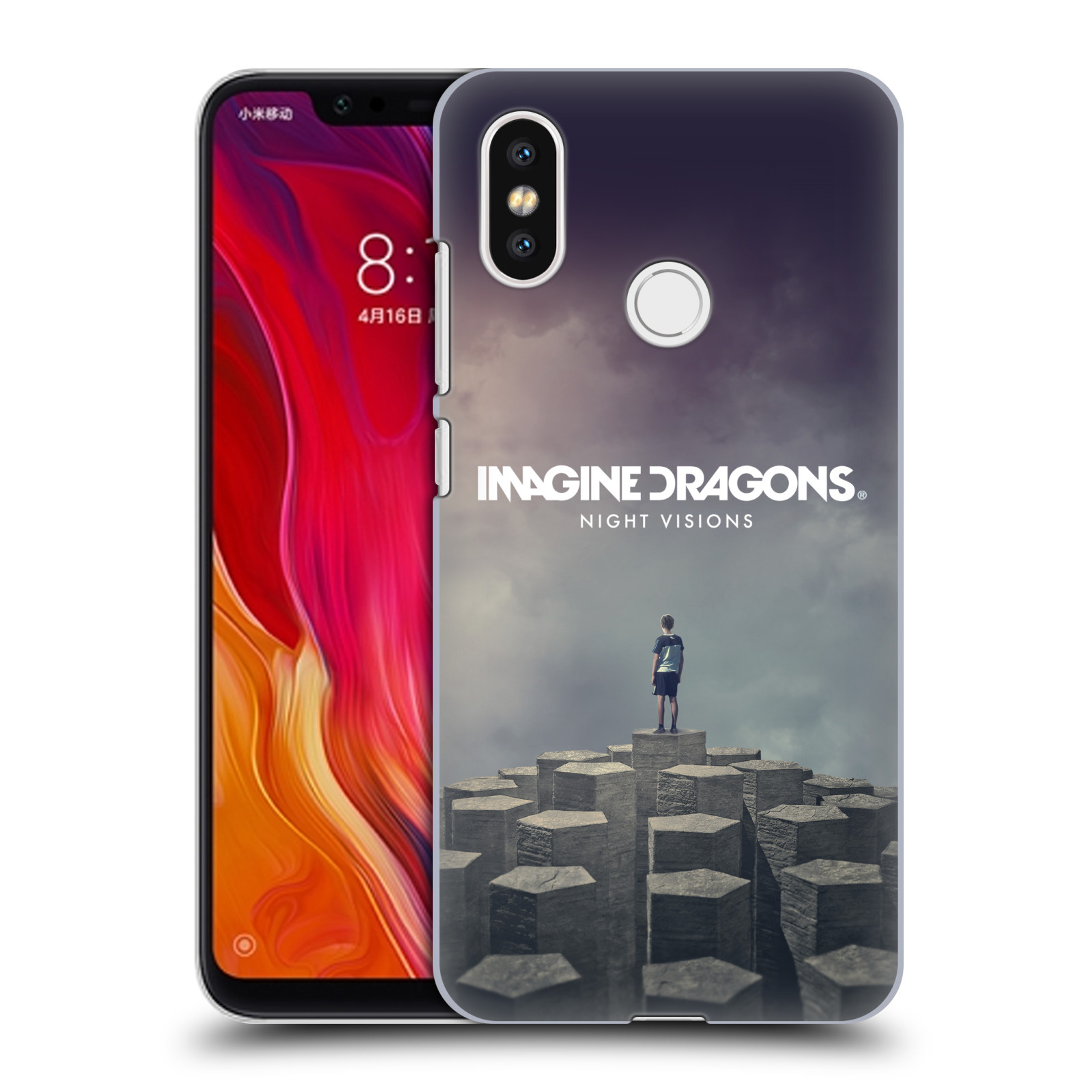 HEAD CASE plastový obal na mobil Xiaomi Mi 8 hudební skupina Imagine Dragons Night Visions