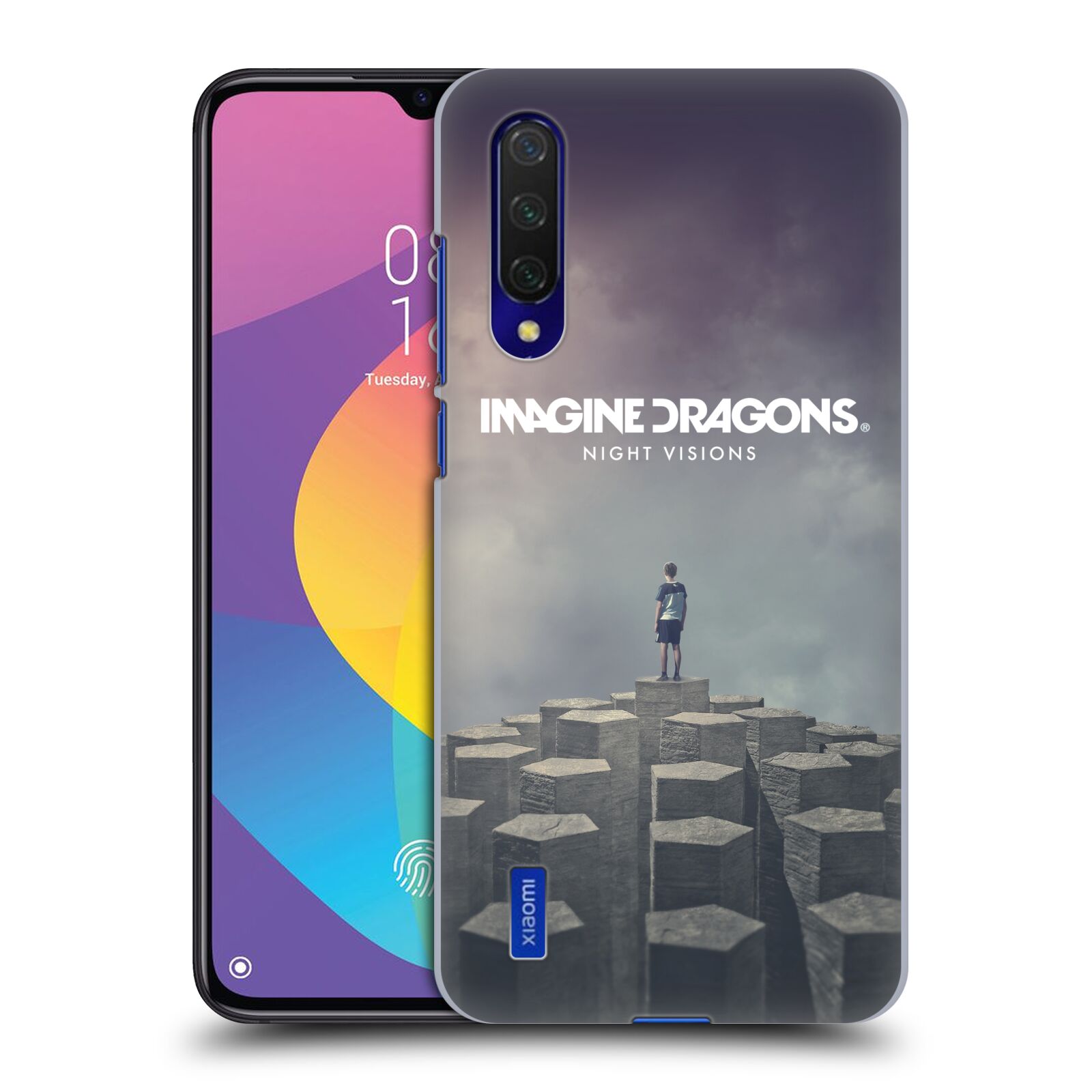 Zadní kryt na mobil Xiaomi MI 9 LITE hudební skupina Imagine Dragons Night Visions
