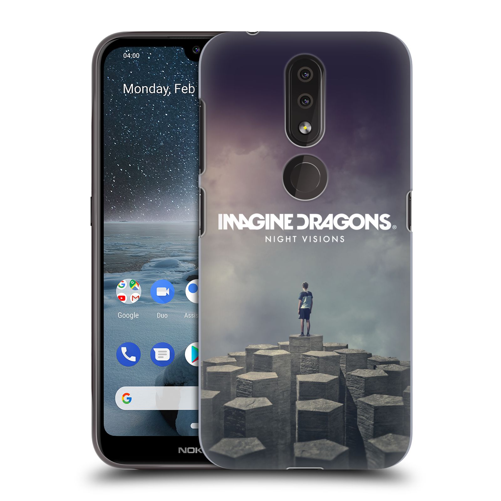 Pouzdro na mobil Nokia 4.2 - HEAD CASE - hudební skupina Imagine Dragons Night Visions