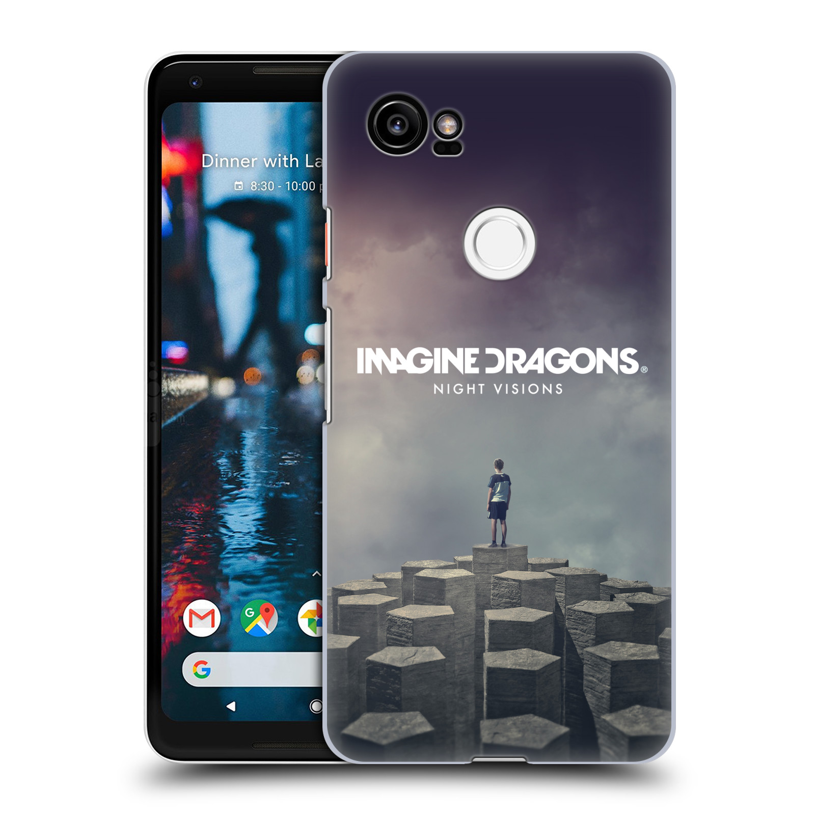 HEAD CASE plastový obal na mobil Google Pixel 2 XL hudební skupina Imagine Dragons Night Visions