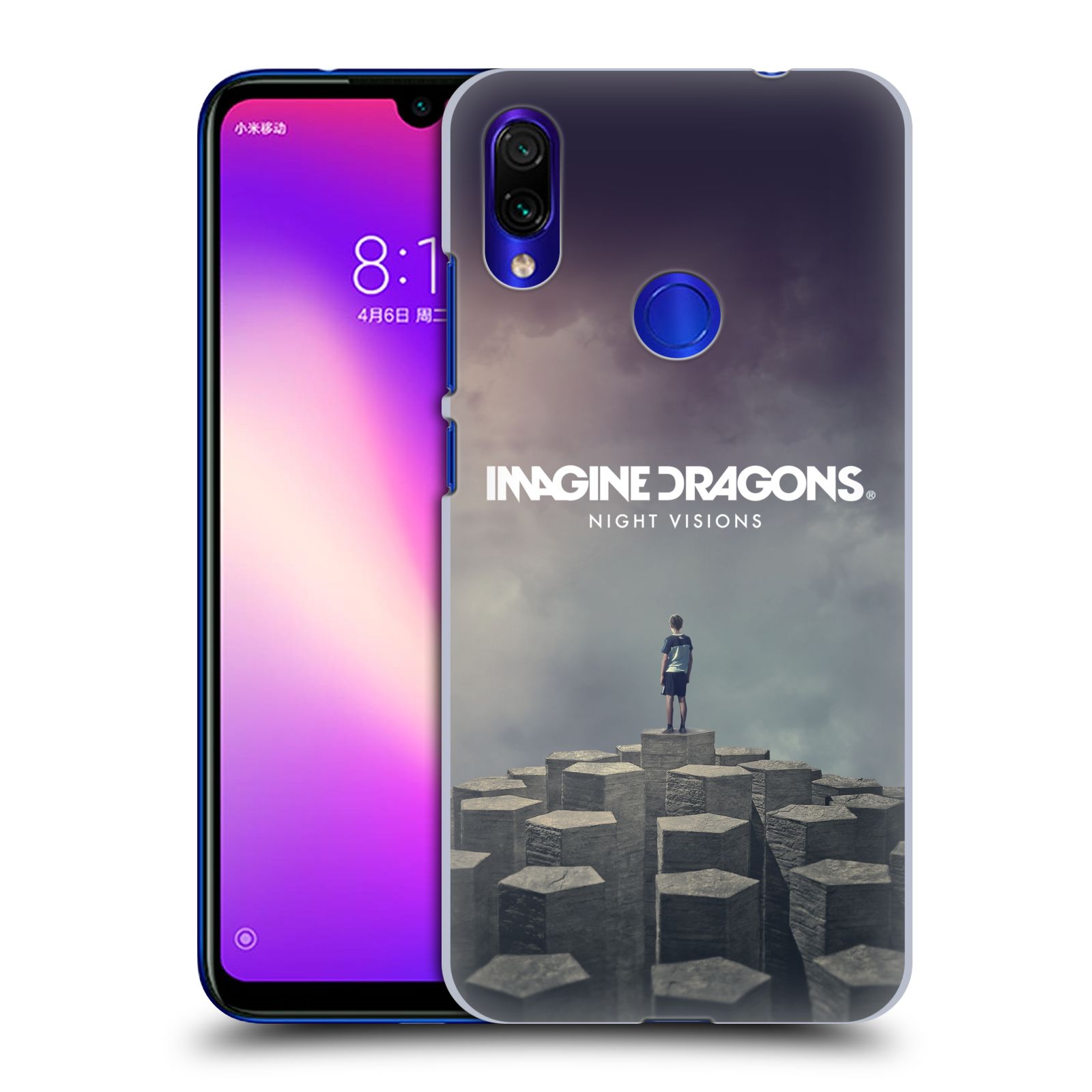 Pouzdro na mobil Xiaomi Redmi Note 7 - Head Case - hudební skupina Imagine Dragons Night Visions