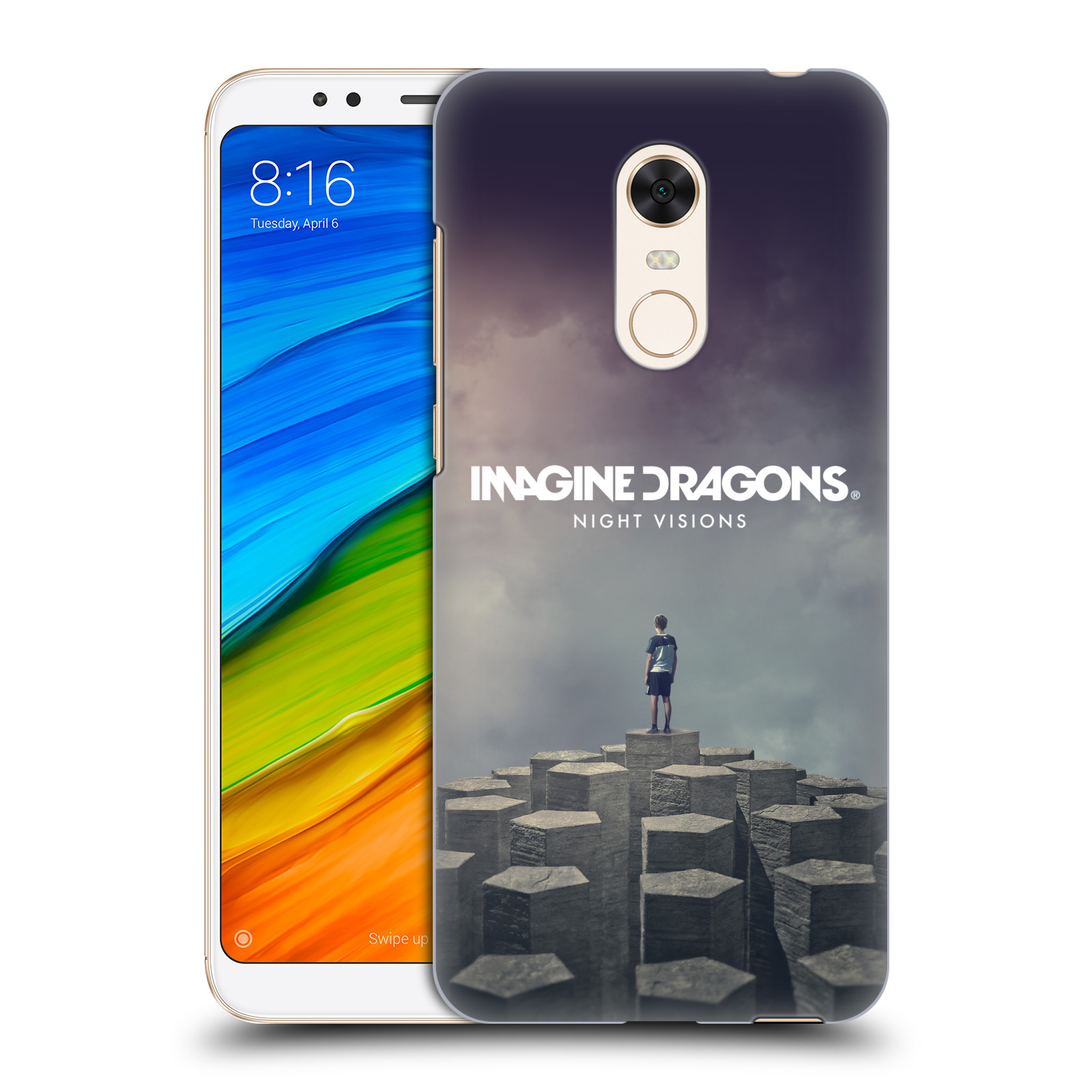 HEAD CASE plastový obal na mobil Xiaomi Redmi 5 PLUS hudební skupina Imagine Dragons Night Visions