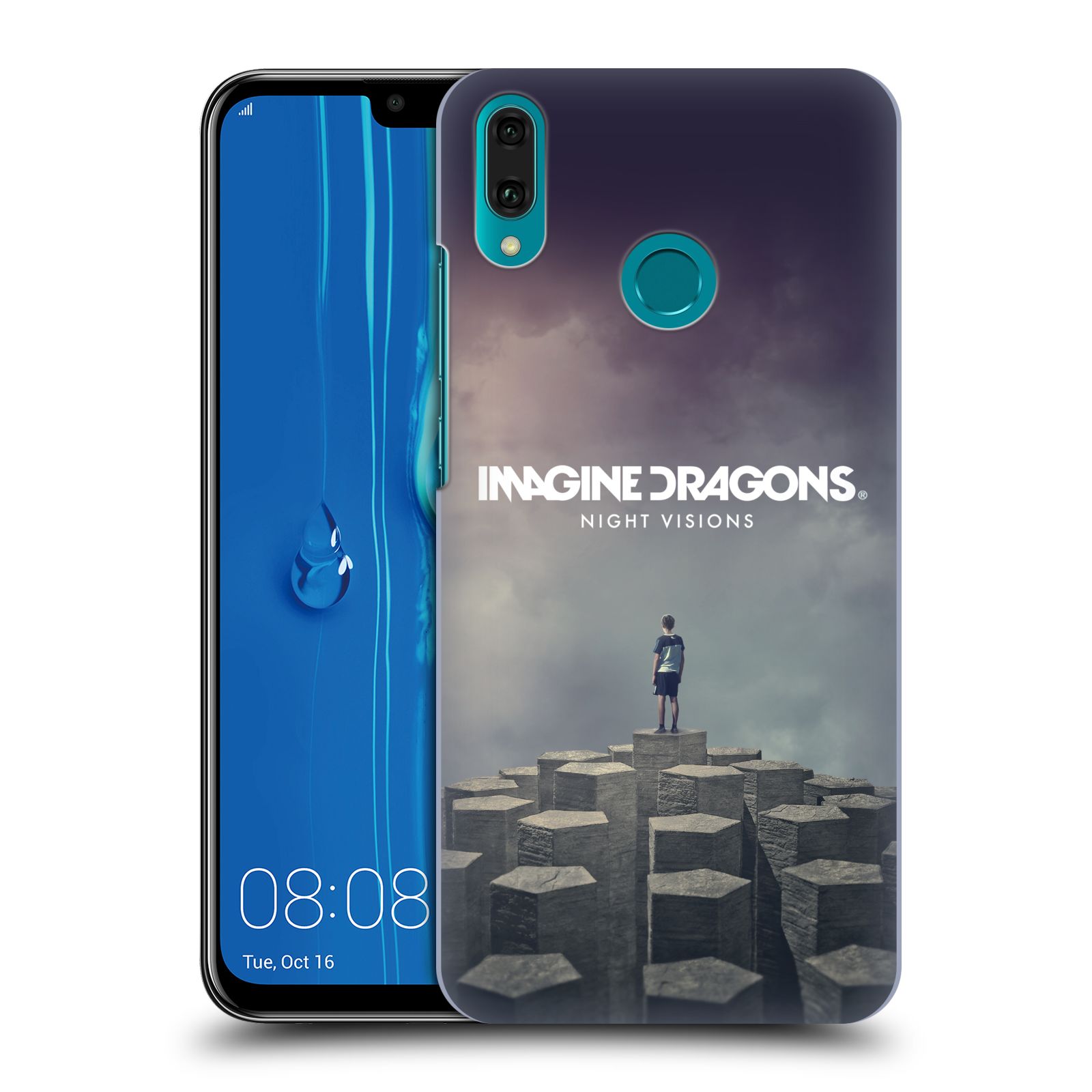 Pouzdro na mobil Huawei Y9 2019 - HEAD CASE - hudební skupina Imagine Dragons Night Visions