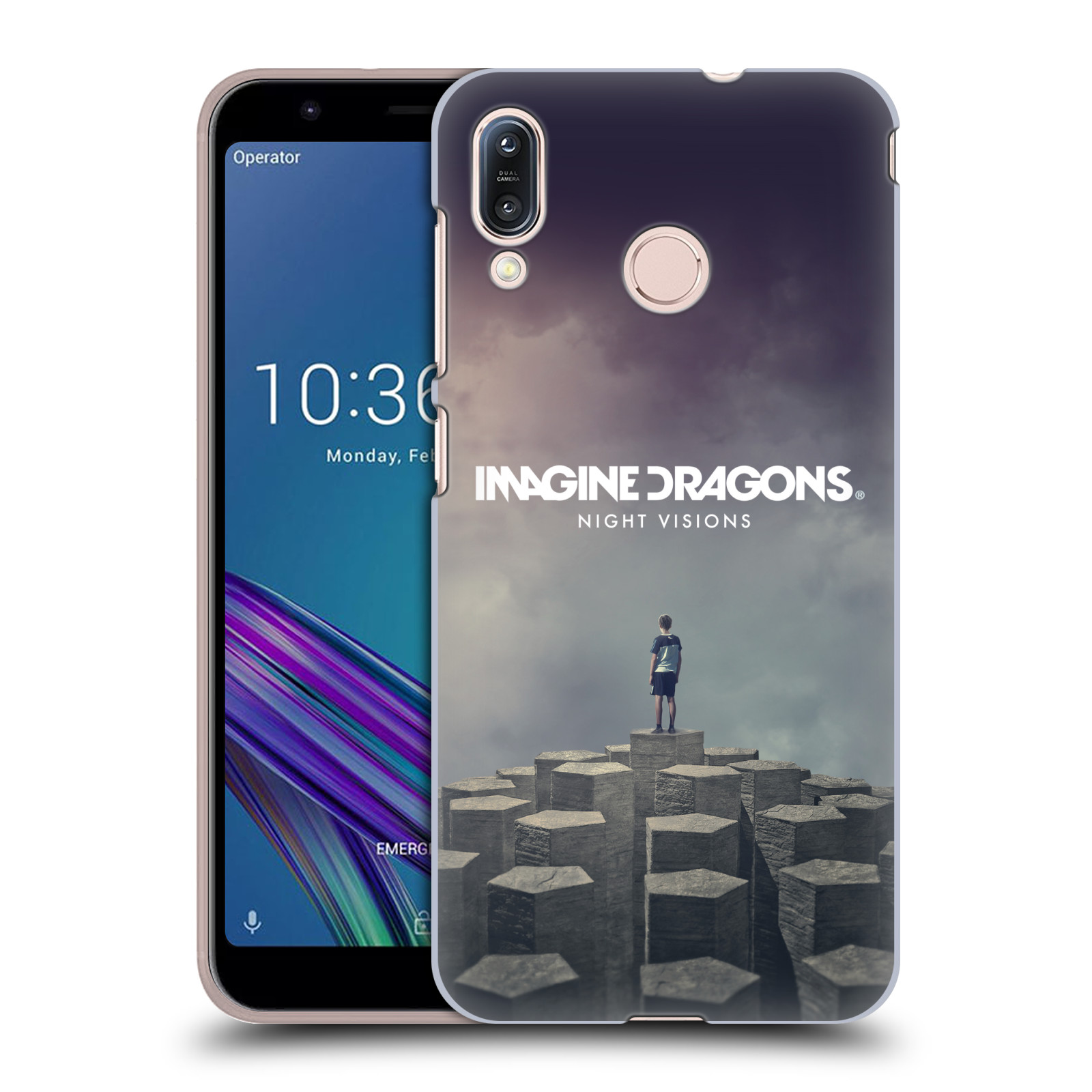 Pouzdro na mobil Asus Zenfone Max M1 (ZB555KL) - HEAD CASE - hudební skupina Imagine Dragons Night Visions