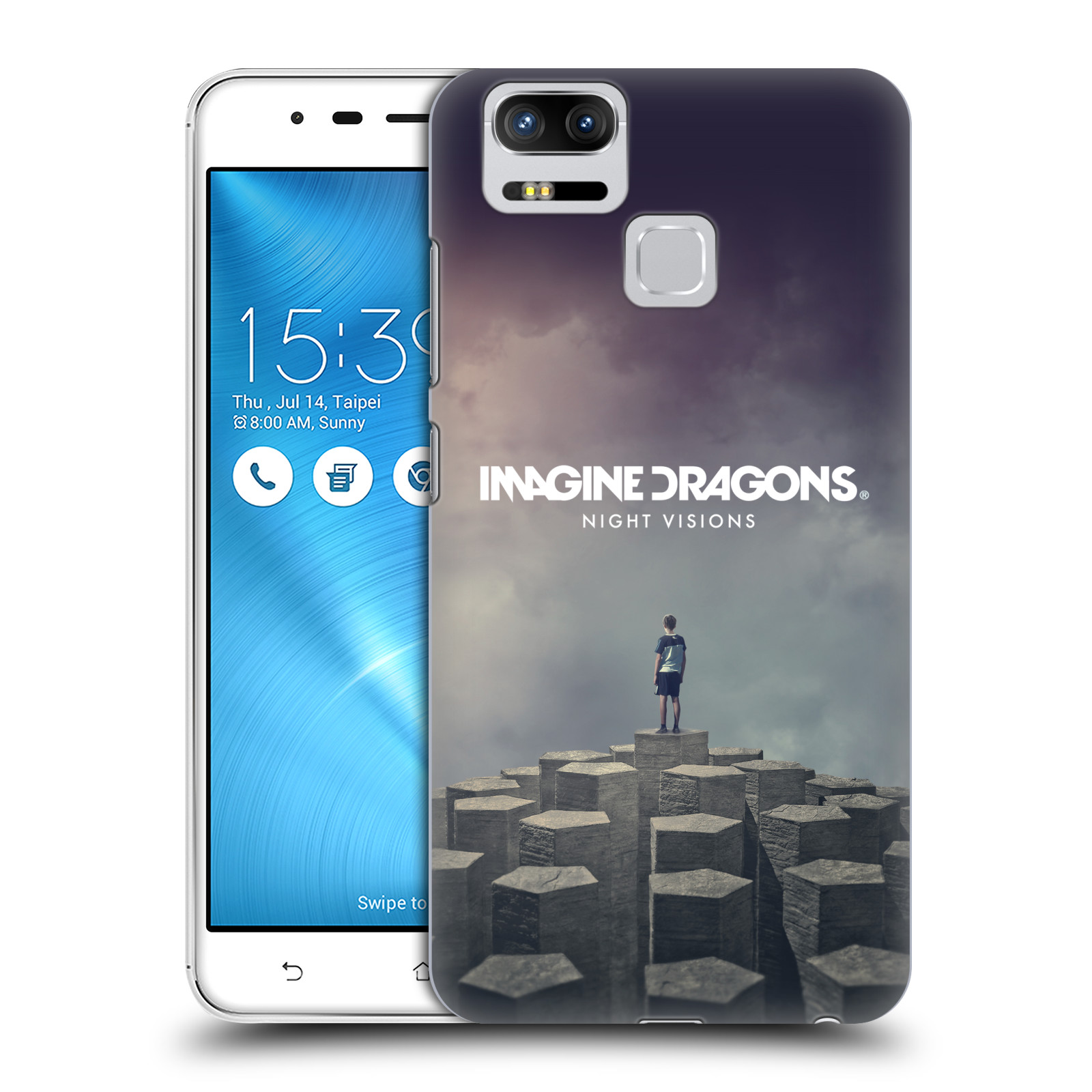 HEAD CASE plastový obal na mobil Asus Zenfone 3 Zoom ZE553KL hudební skupina Imagine Dragons Night Visions