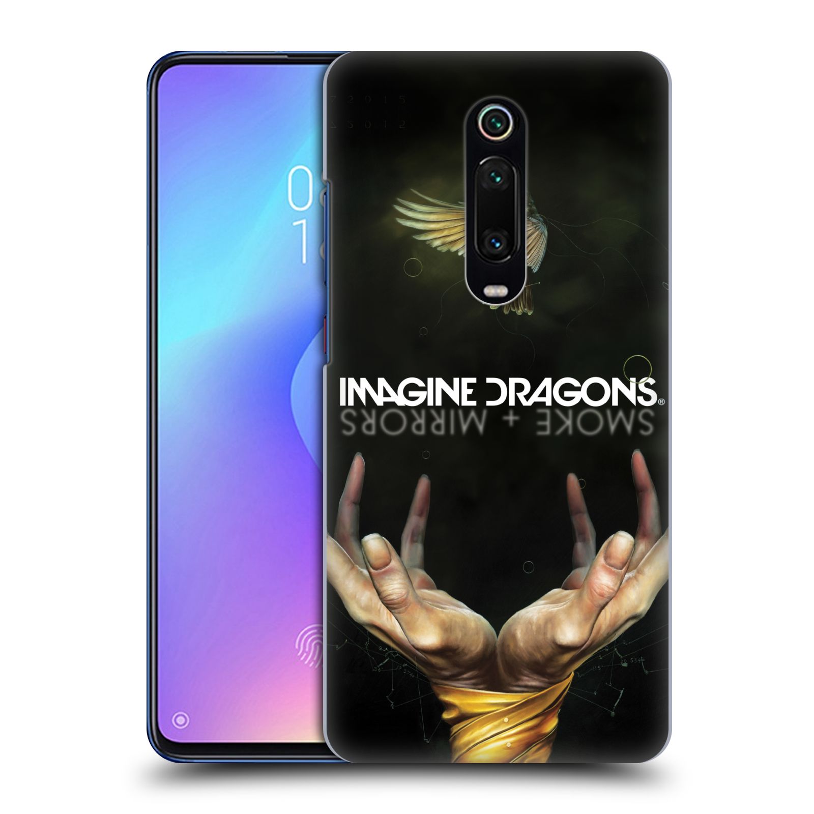 Pouzdro na mobil Xiaomi Mi 9T PRO - HEAD CASE - hudební skupina Imagine Dragons SMOKE and MIRRORS