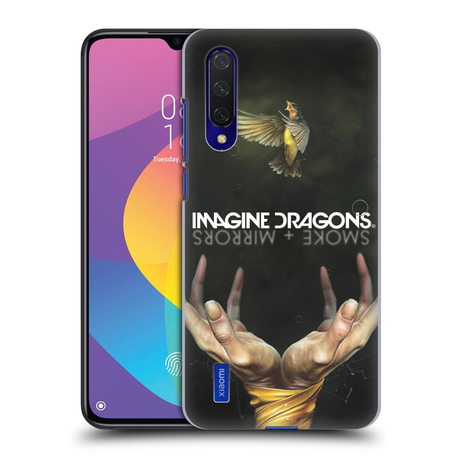 Zadní kryt na mobil Xiaomi MI 9 LITE hudební skupina Imagine Dragons SMOKE and MIRRORS