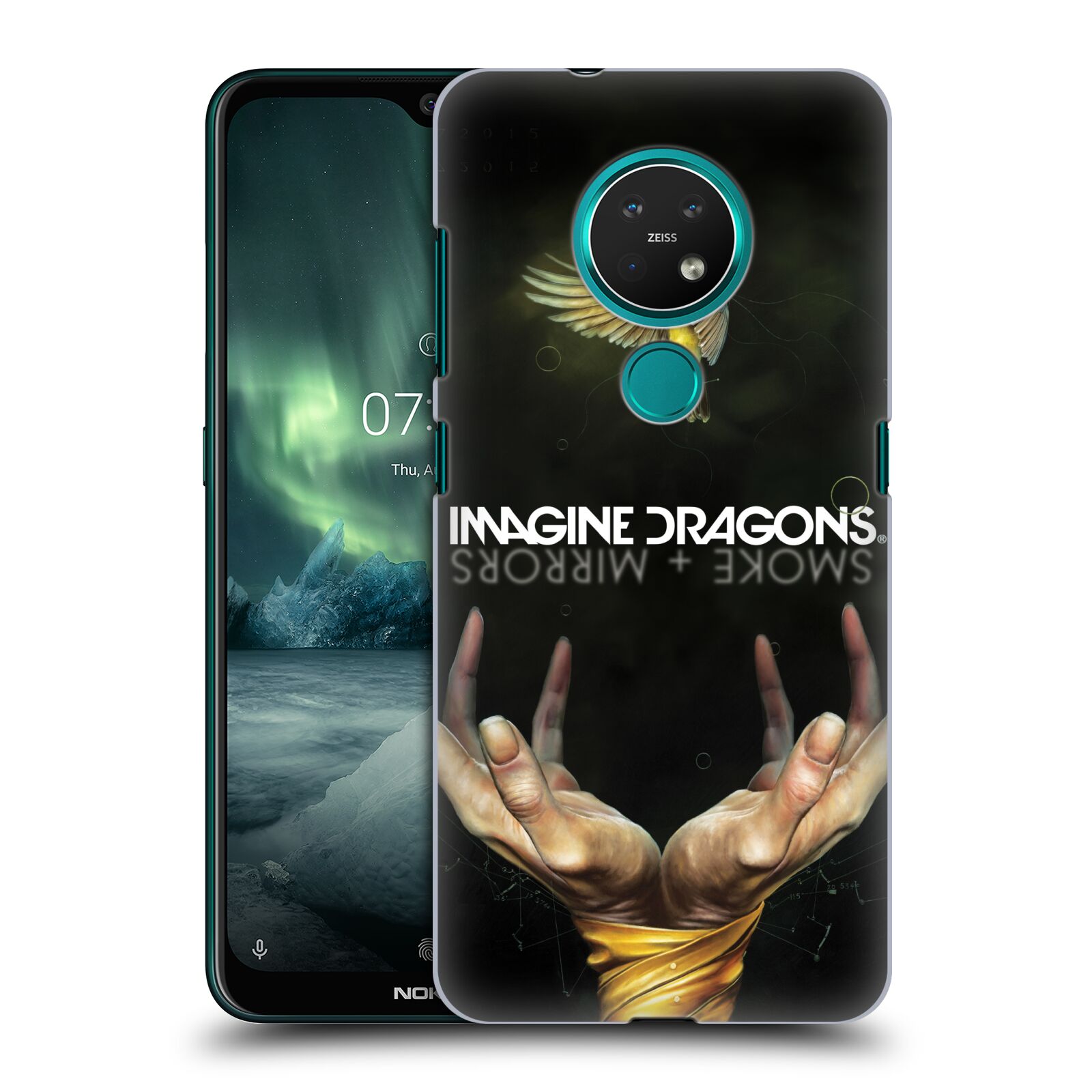 Pouzdro na mobil NOKIA 7.2 - HEAD CASE - hudební skupina Imagine Dragons SMOKE and MIRRORS