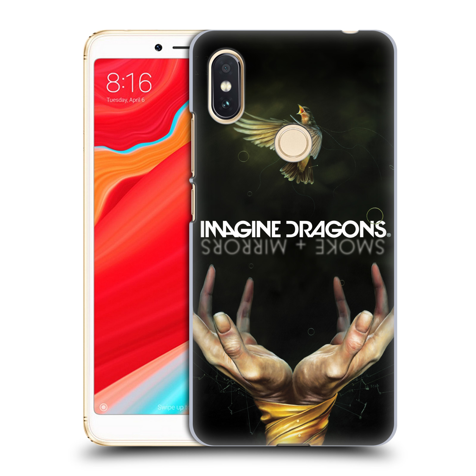 HEAD CASE plastový obal na mobil Xiaomi Redmi S2 hudební skupina Imagine Dragons SMOKE and MIRRORS
