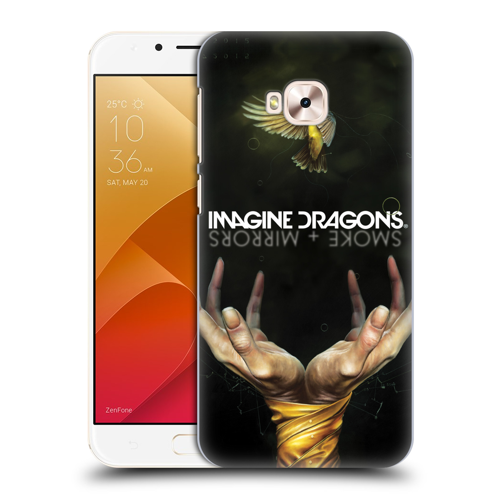 HEAD CASE plastový obal na mobil Asus Zenfone 4 Selfie Pro ZD552KL hudební skupina Imagine Dragons SMOKE and MIRRORS