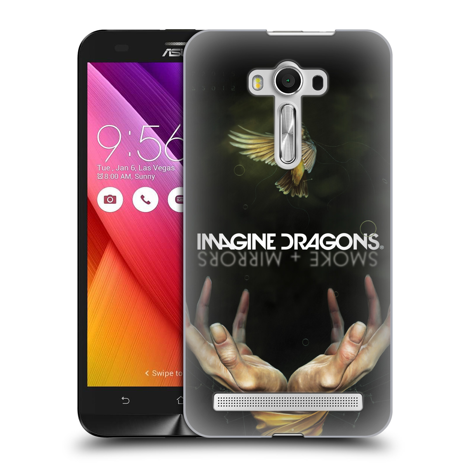 HEAD CASE plastový obal na mobil Asus Zenfone 2 LASER (5,5 displej ZE550KL) hudební skupina Imagine Dragons SMOKE and MIRRORS