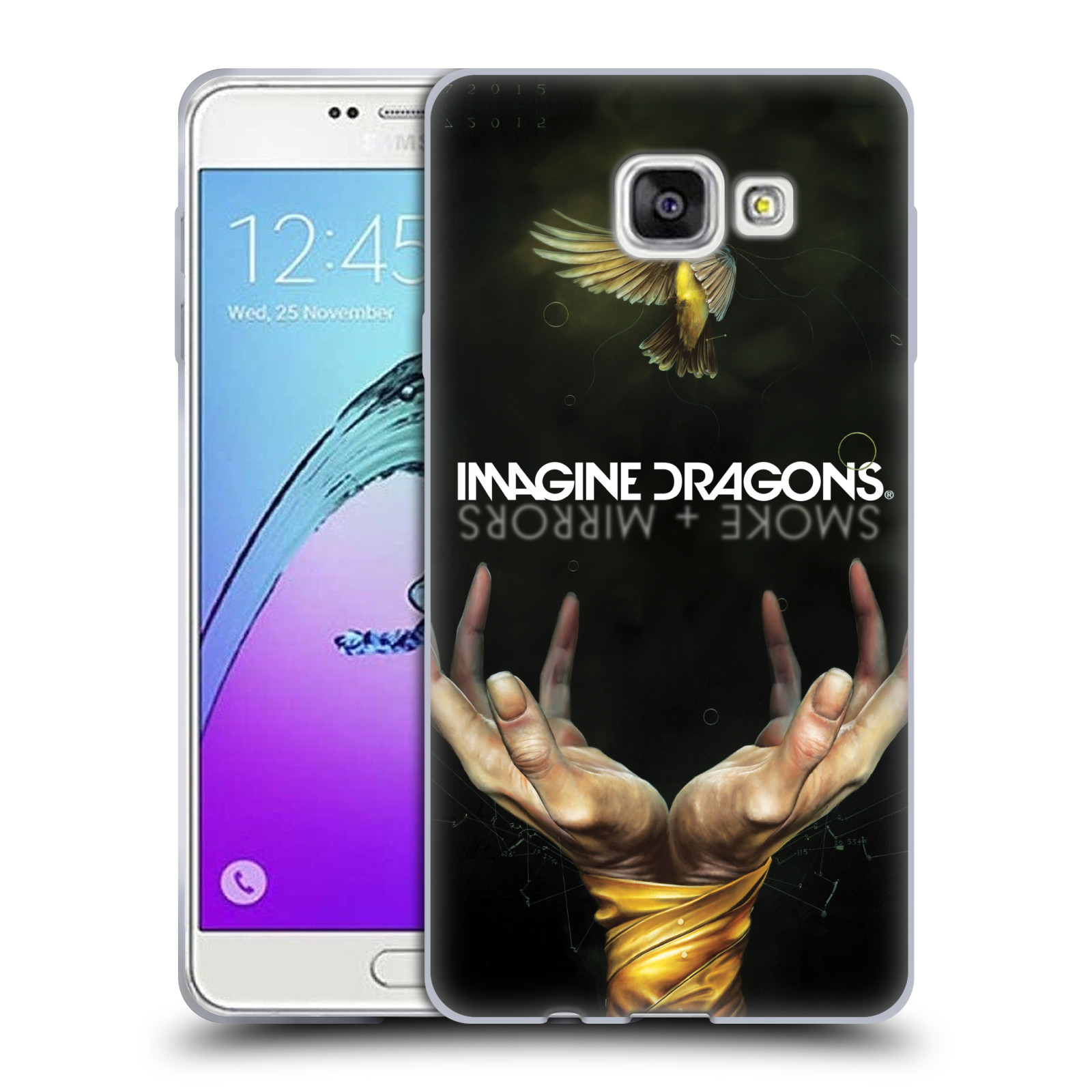 HEAD CASE silikonový obal na mobil Samsung Galaxy A7 2017 (A720) hudební skupina Imagine Dragons SMOKE and MIRRORS