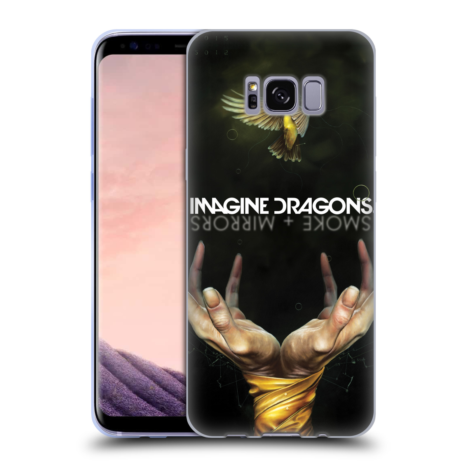 HEAD CASE silikonový obal na mobil Samsung Galaxy S8 hudební skupina Imagine Dragons SMOKE and MIRRORS