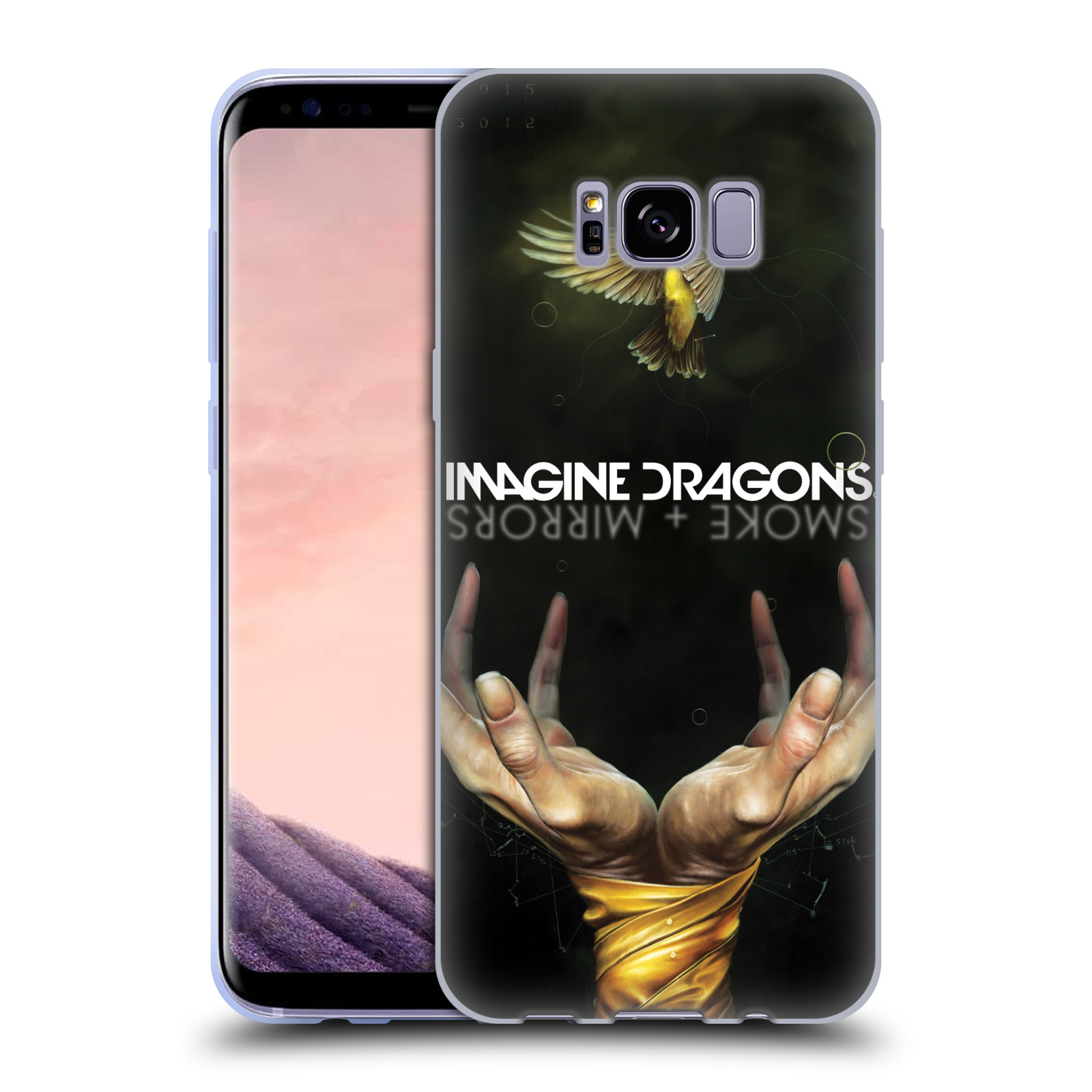 HEAD CASE silikonový obal na mobil Samsung Galaxy S8 PLUS hudební skupina Imagine Dragons SMOKE and MIRRORS