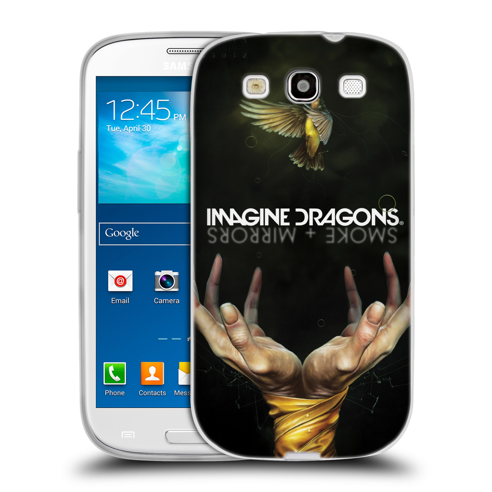 HEAD CASE silikonový obal na mobil Samsung Galaxy S3 hudební skupina Imagine Dragons SMOKE and MIRRORS
