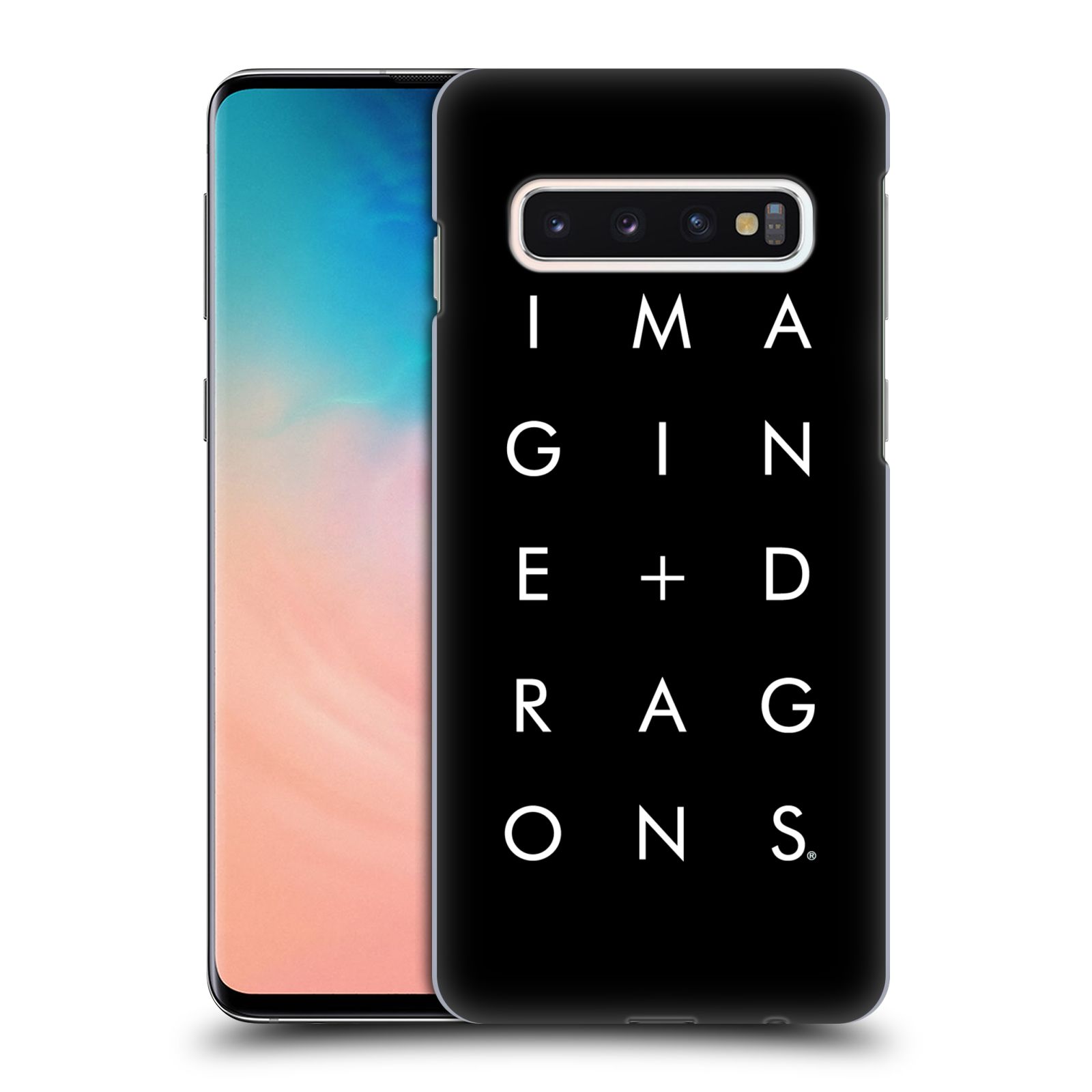 Pouzdro na mobil Samsung Galaxy S10 - HEAD CASE - hudební skupina Imagine Dragons logo