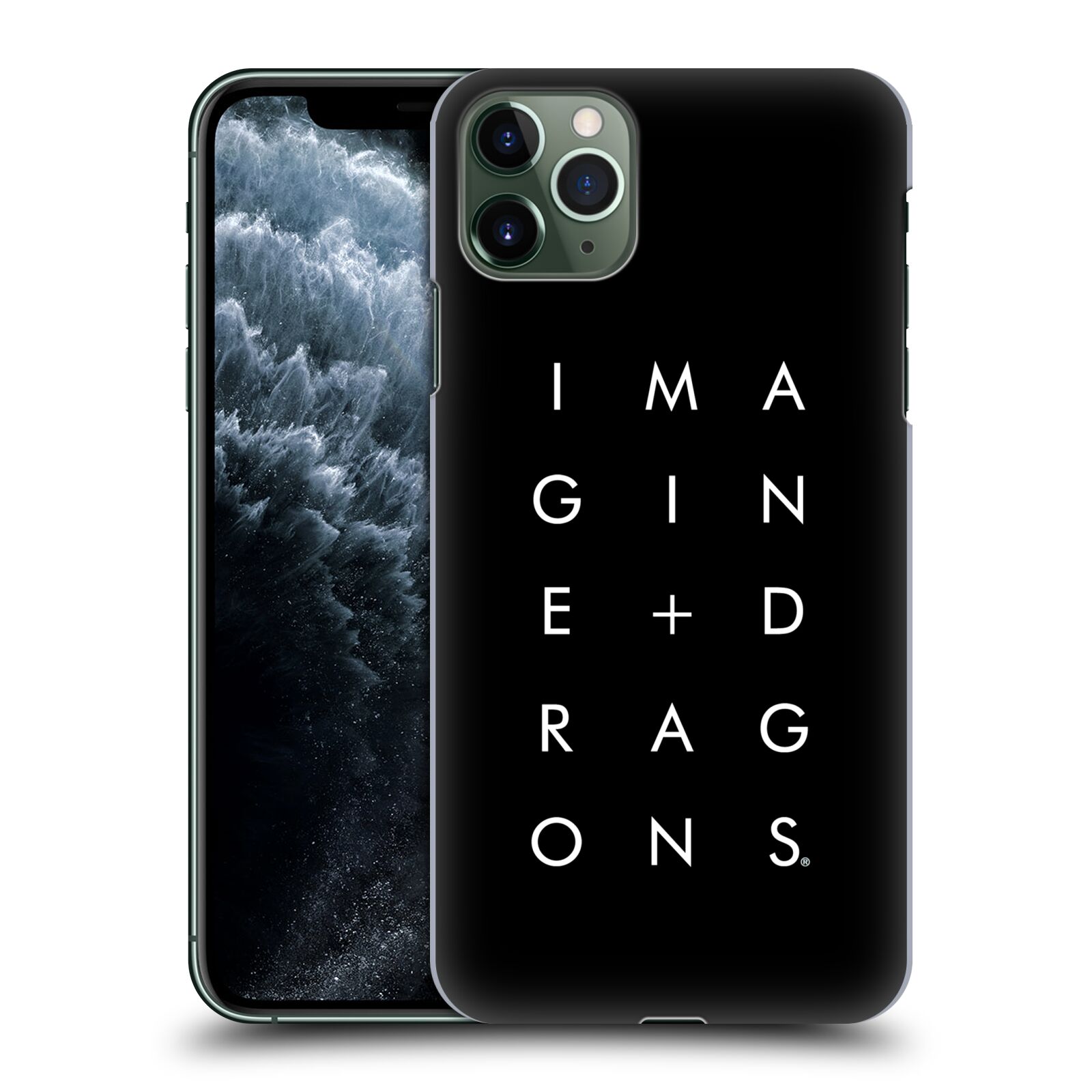 Pouzdro na mobil Apple Iphone 11 PRO MAX - HEAD CASE - hudební skupina Imagine Dragons logo