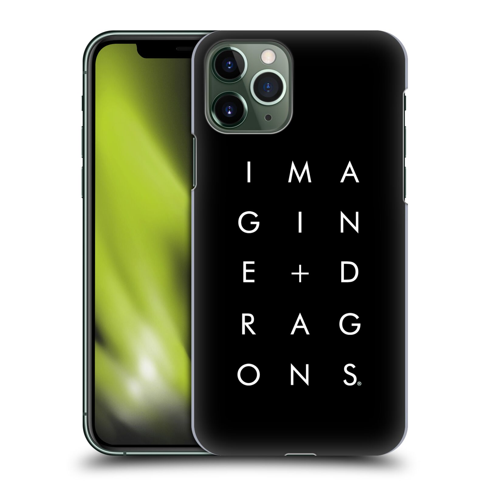 Pouzdro na mobil Apple Iphone 11 PRO - HEAD CASE - hudební skupina Imagine Dragons logo