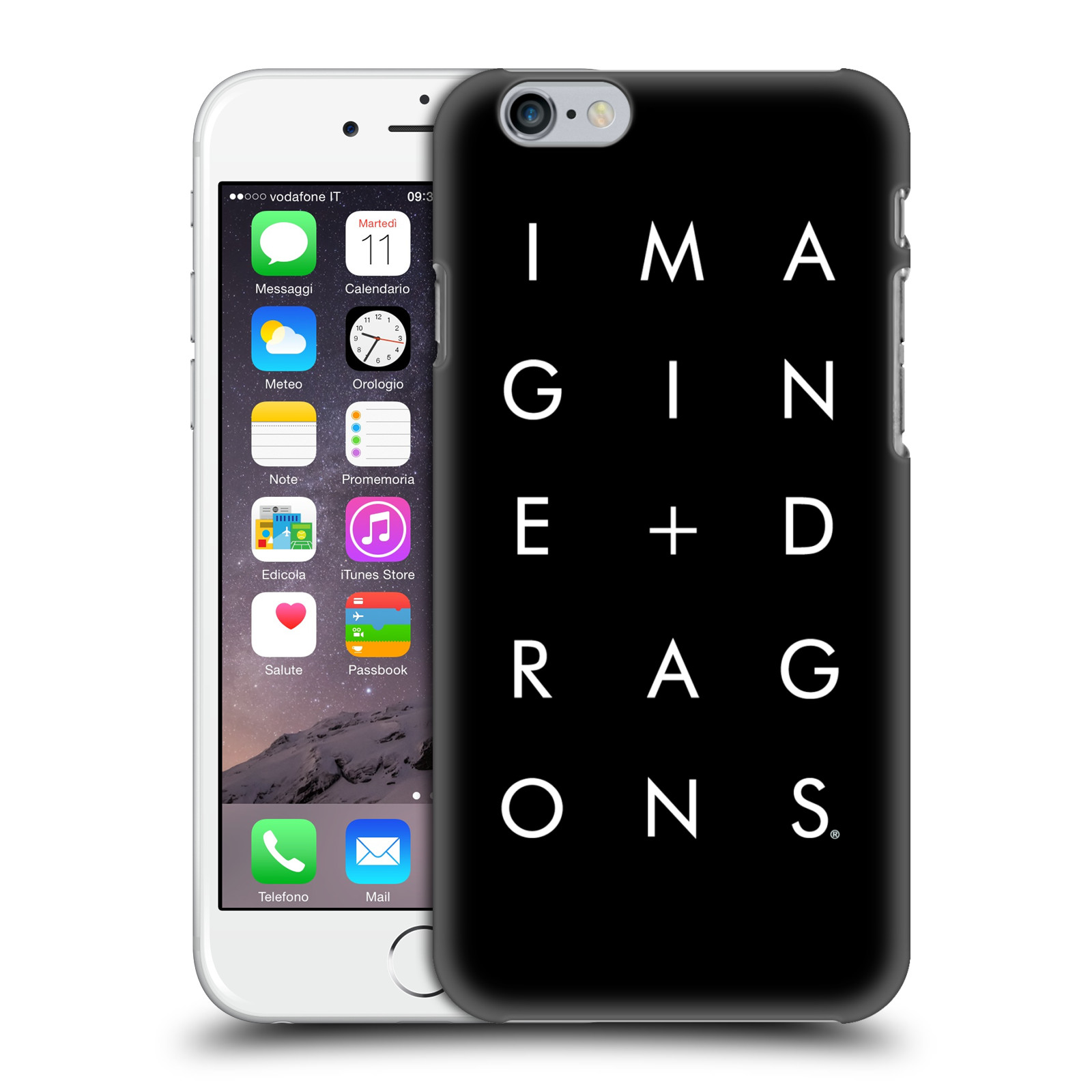 Plastové pouzdro pro mobil Apple Iphone 6/6S hudební skupina Imagine Dragons logo