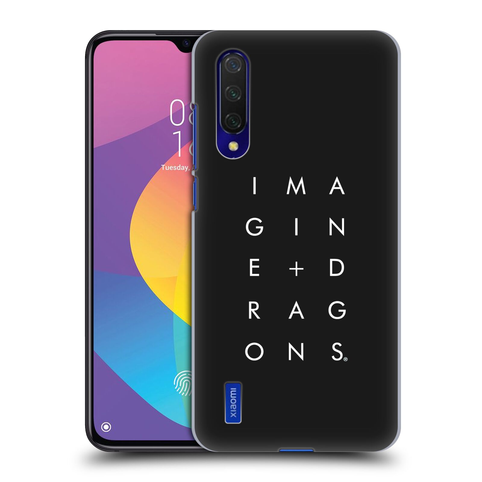Zadní kryt na mobil Xiaomi MI 9 LITE hudební skupina Imagine Dragons logo