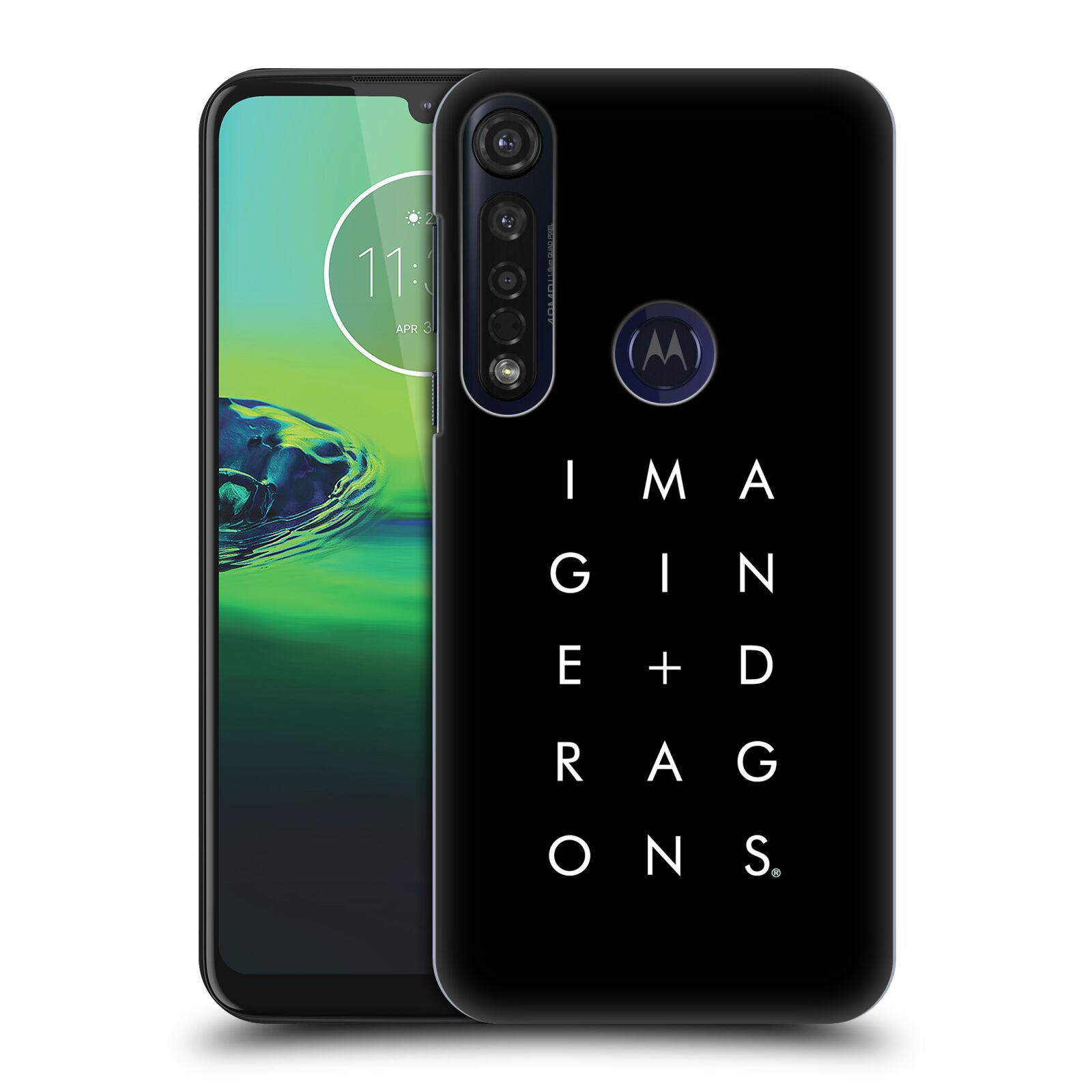 Pouzdro na mobil Motorola Moto G8 PLUS - HEAD CASE - hudební skupina Imagine Dragons logo