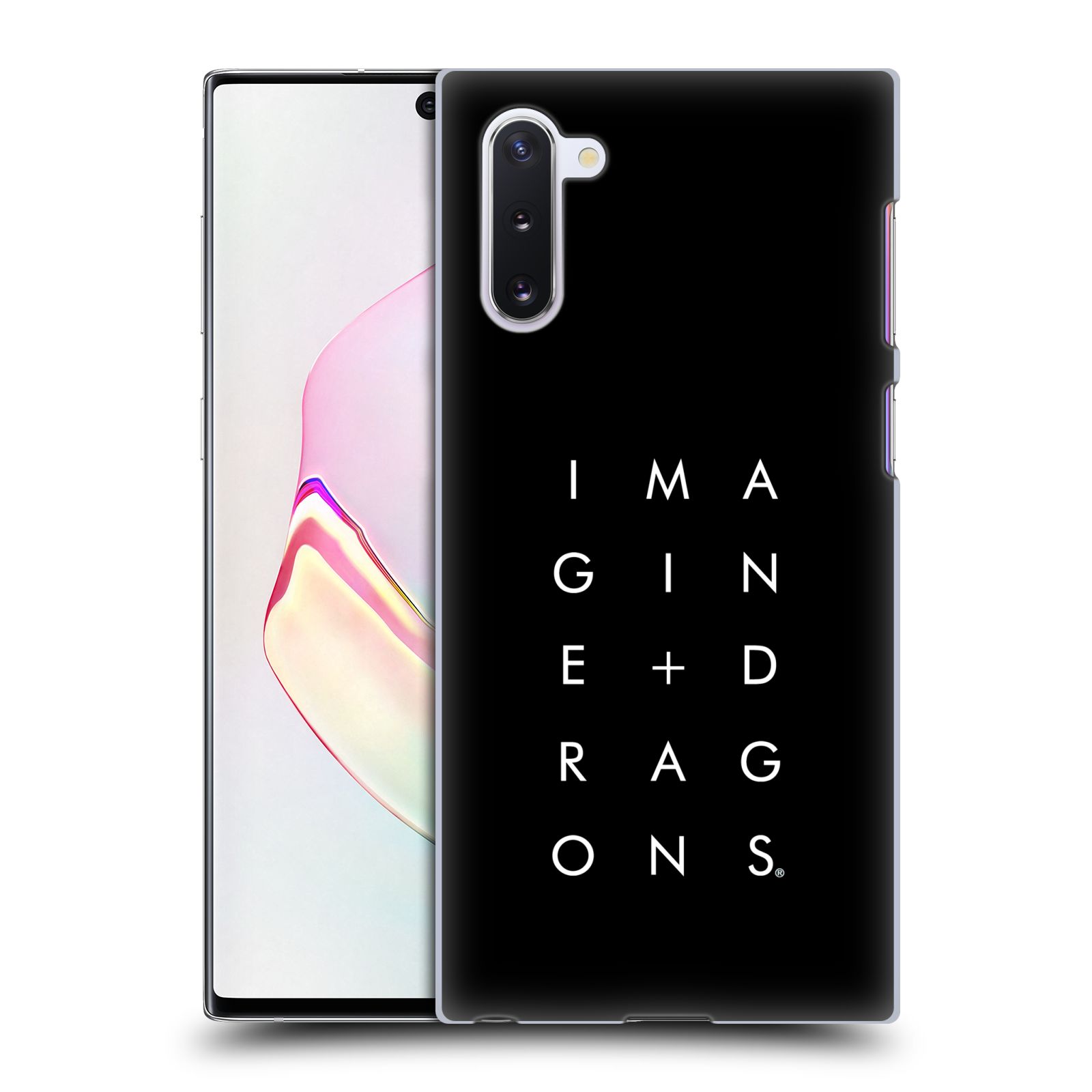 Pouzdro na mobil Samsung Galaxy Note 10 - HEAD CASE - hudební skupina Imagine Dragons logo
