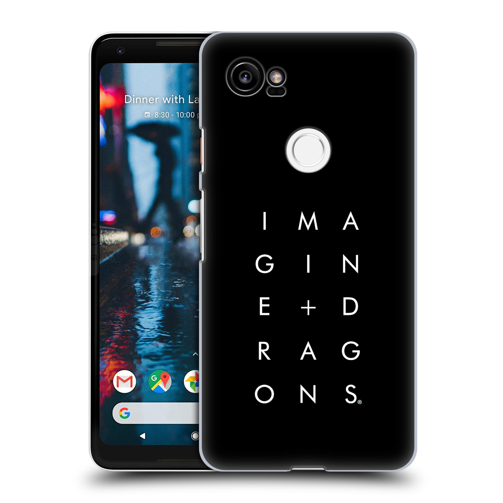 HEAD CASE plastový obal na mobil Google Pixel 2 XL hudební skupina Imagine Dragons logo