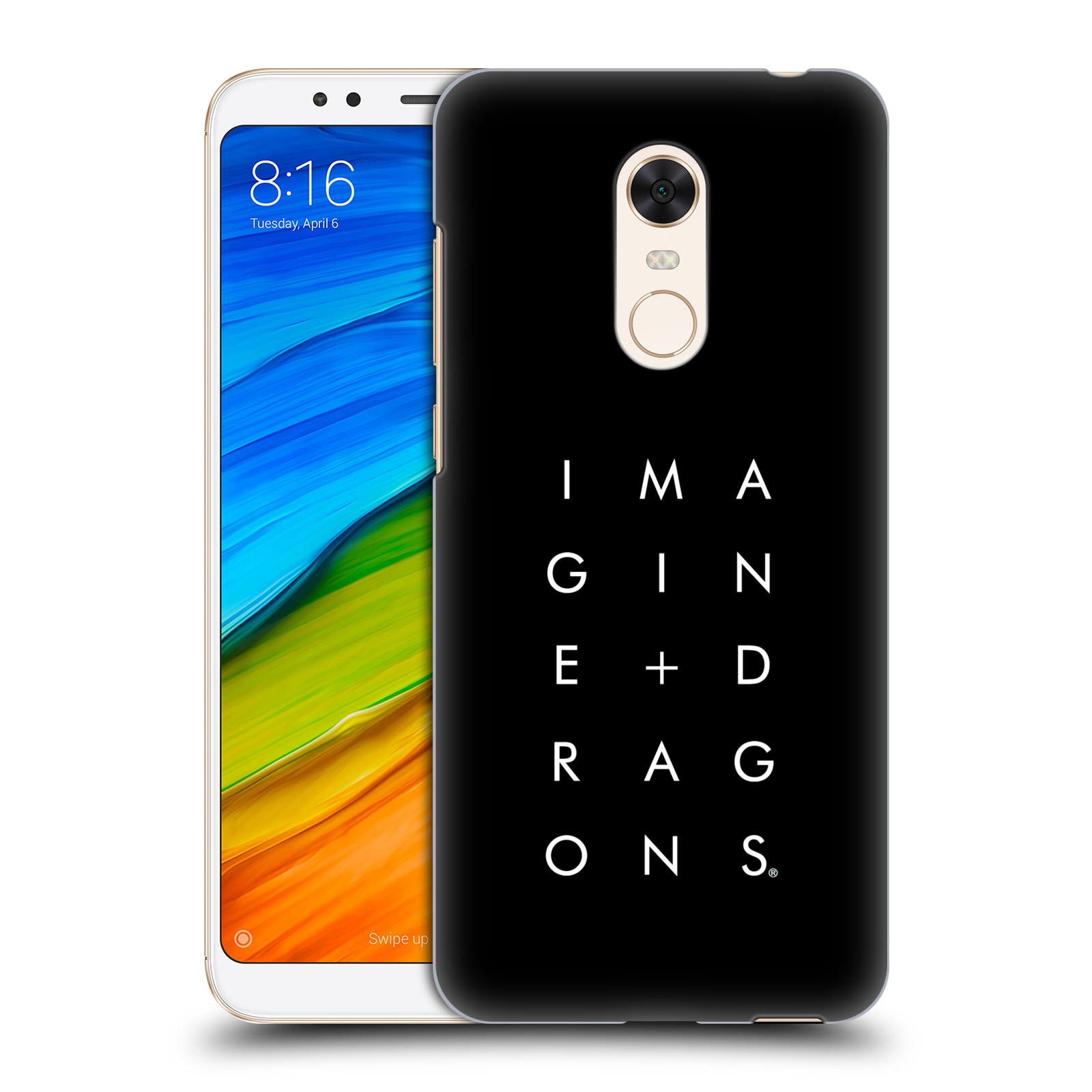 HEAD CASE plastový obal na mobil Xiaomi Redmi 5 PLUS hudební skupina Imagine Dragons logo