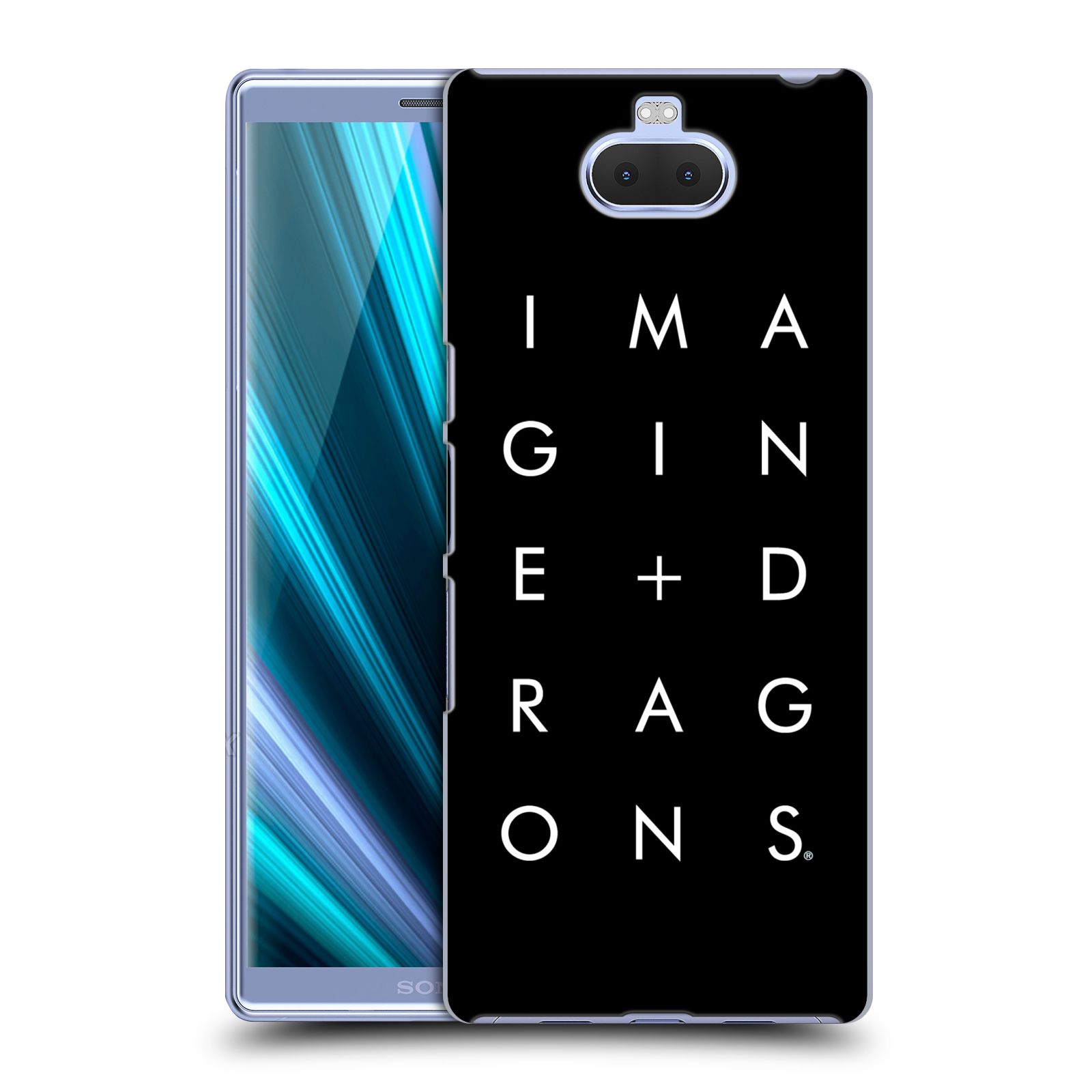 Pouzdro na mobil Sony Xperia 10 - Head Case - hudební skupina Imagine Dragons logo