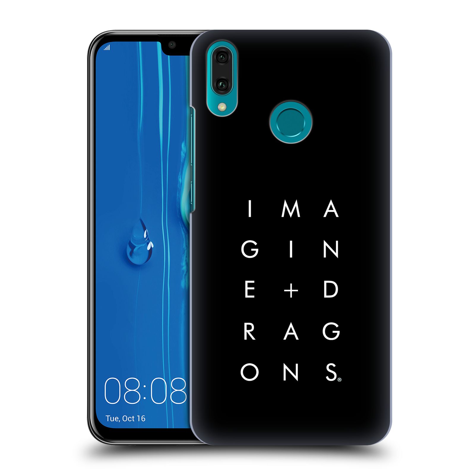 Pouzdro na mobil Huawei Y9 2019 - HEAD CASE - hudební skupina Imagine Dragons logo
