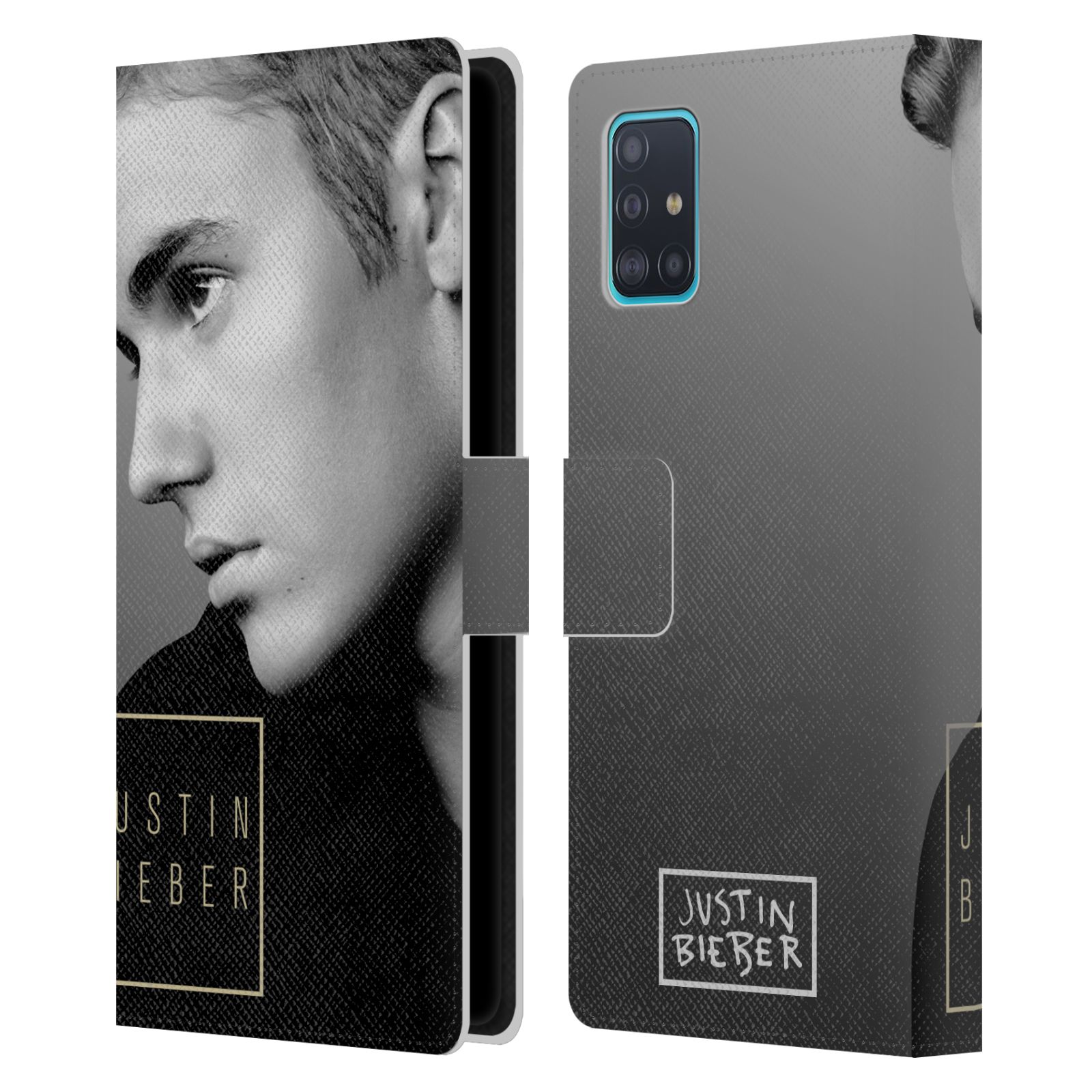 Pouzdro na mobil Samsung Galaxy A51 (A515F) - Head Case - Justin Bieber - černobílé zrcadlo