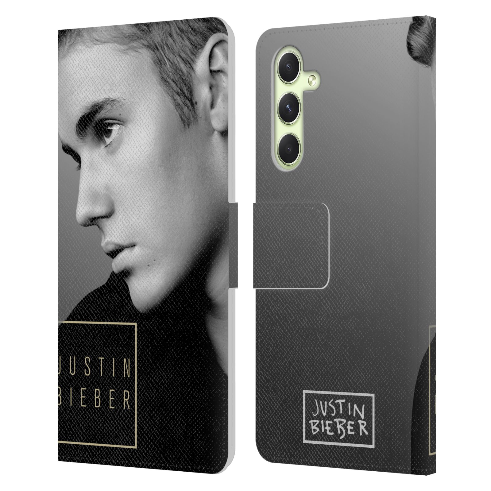 Pouzdro HEAD CASE na mobil Samsung Galaxy A54 5G  Justin Bieber - černobílé zrcadlo