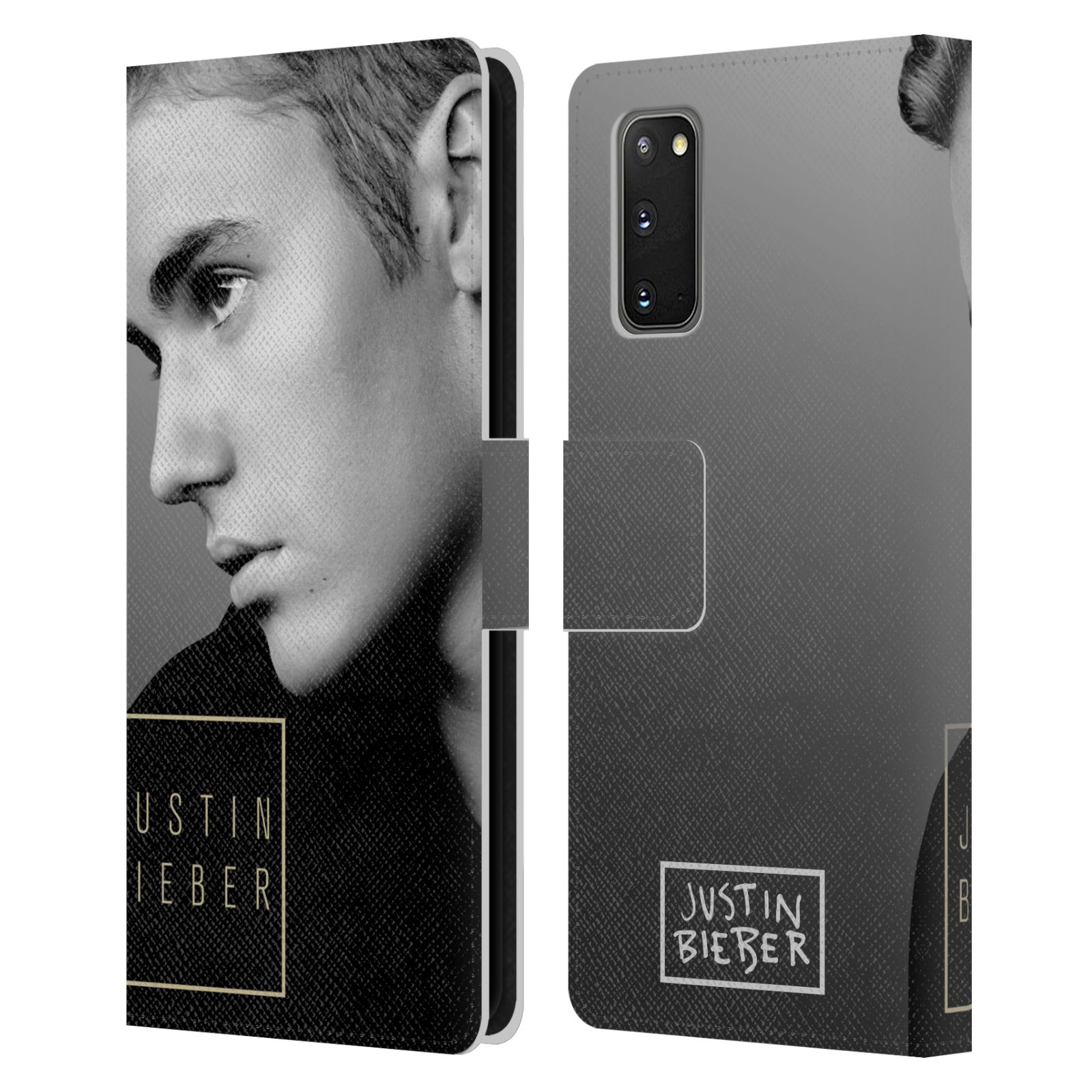 Pouzdro na mobil Samsung Galaxy S20 - Head Case - Justin Bieber - černobílé zrcadlo