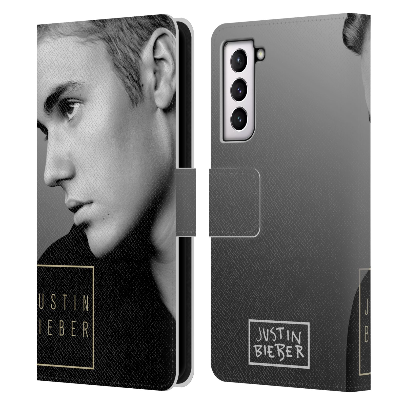 Pouzdro HEAD CASE na mobil Samsung Galaxy S21 / S21 5G  Justin Bieber - černobílé zrcadlo