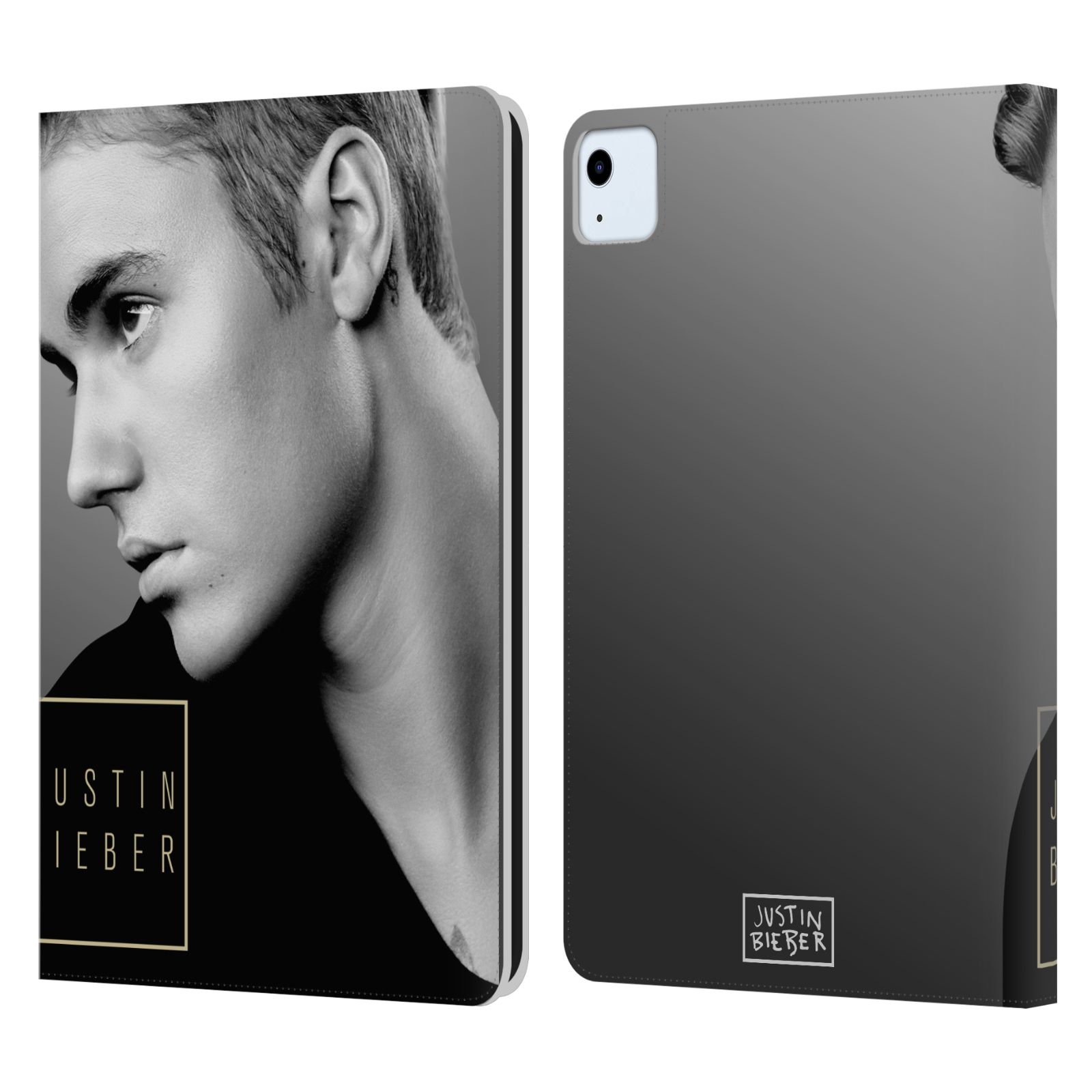 Pouzdro pro tablet Apple Ipad Air 2020 / 2022 - HEAD CASE -  Justin Bieber - černobílé zrcadlo