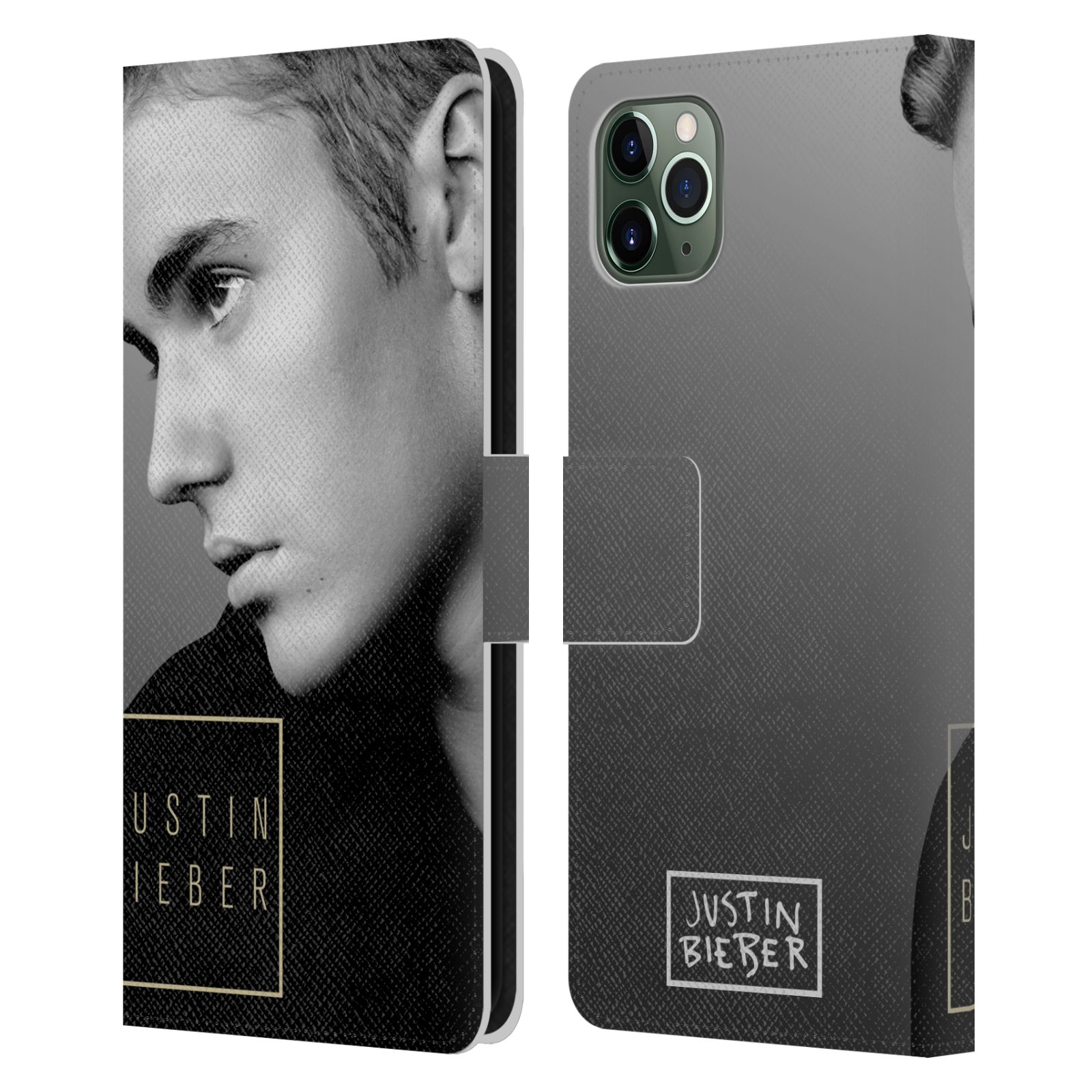 Pouzdro na mobil Apple Iphone 11 PRO MAX - Head Case - Justin Bieber - černobílé zrcadlo