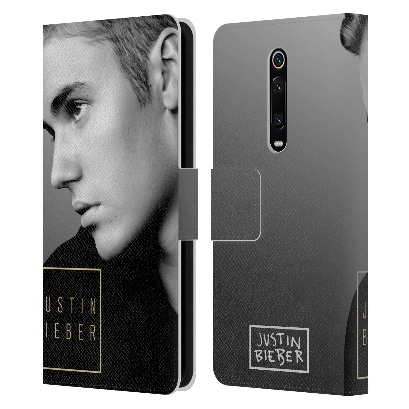 Pouzdro na mobil Xiaomi Mi 9T / Mi 9T PRO - Head Case - Justin Bieber - černobílé zrcadlo