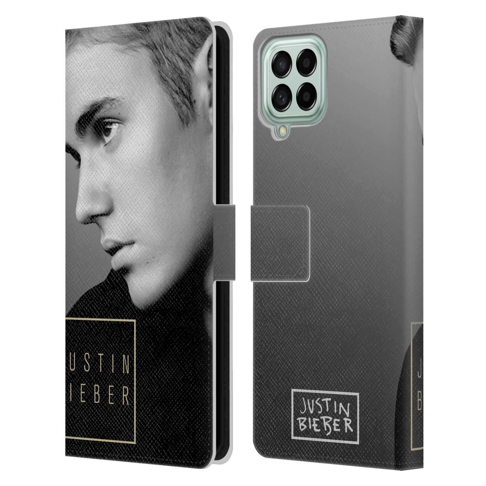 Pouzdro HEAD CASE na mobil Samsung Galaxy M33 5G  Justin Bieber - černobílé zrcadlo