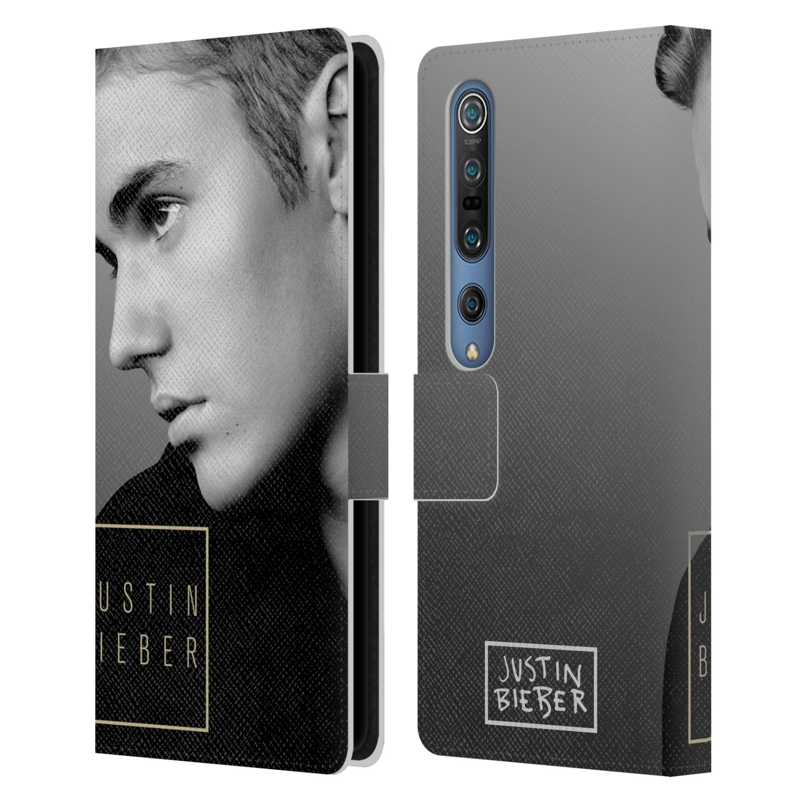 Pouzdro HEAD CASE na mobil Xiaomi Mi 10 / Mi 10 PRO  Justin Bieber - černobílé zrcadlo