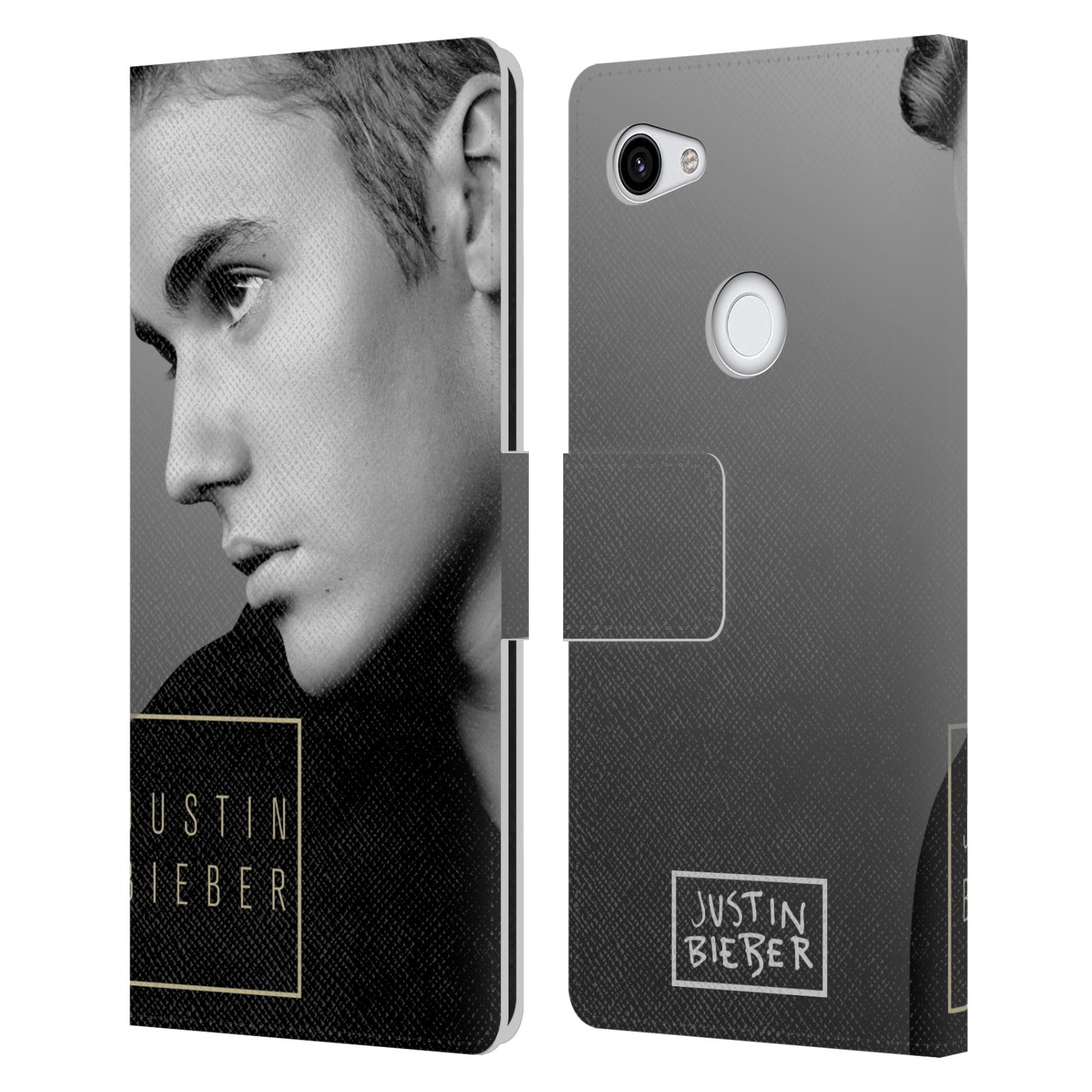 Pouzdro na mobil Google Pixel 3a XL - Head Case - Justin Bieber - černobílé zrcadlo